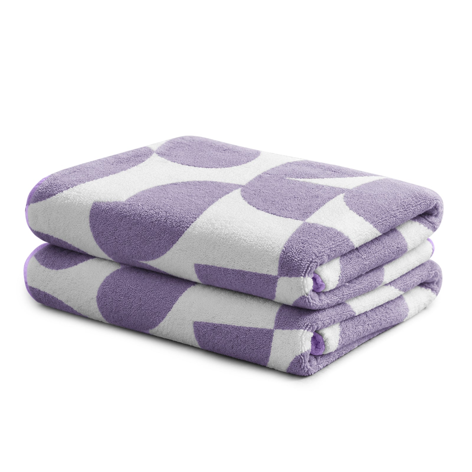 Dual Tone 480 GSM Reversible Microfiber Towel Set