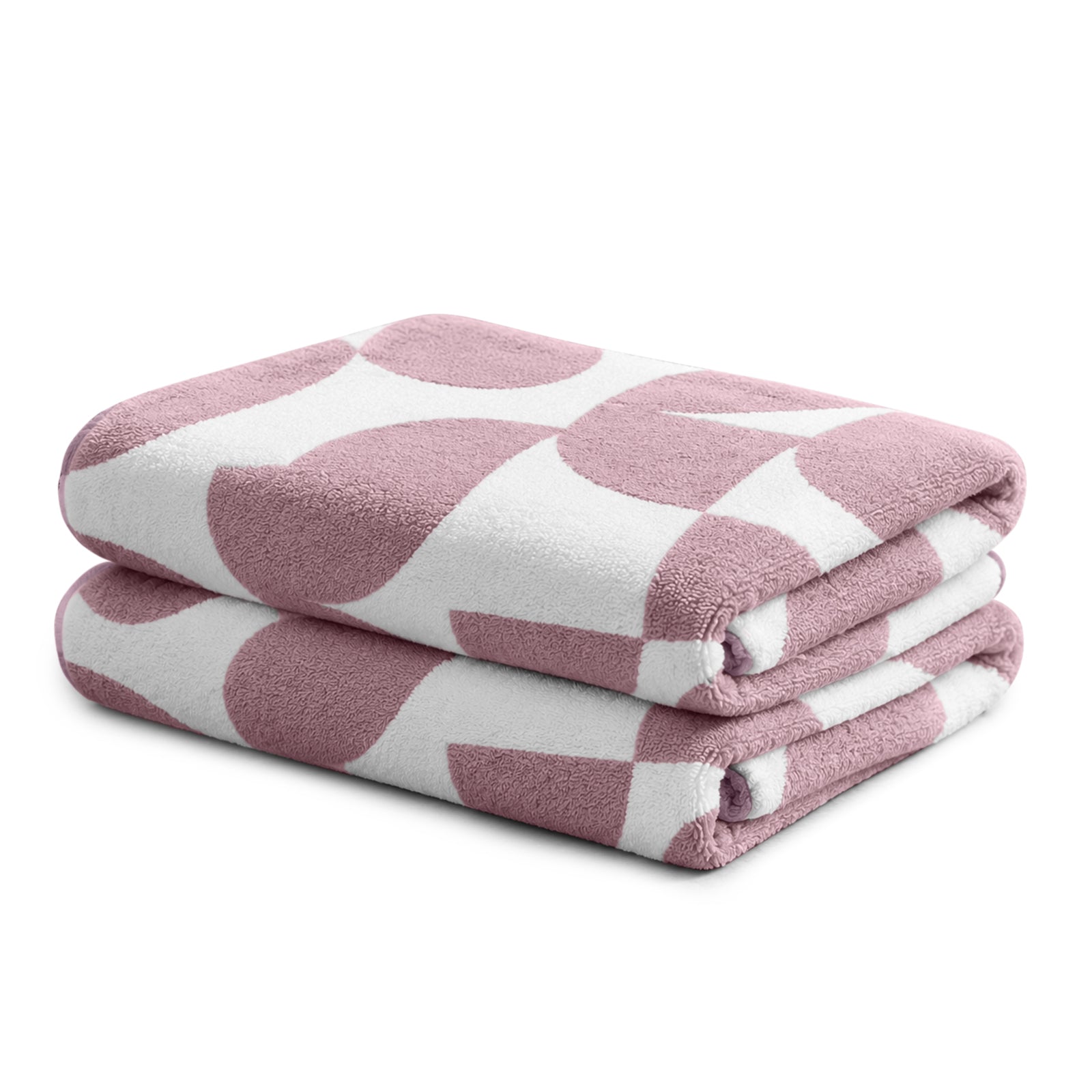 Dual Tone 480 GSM Reversible Microfiber Towel Set