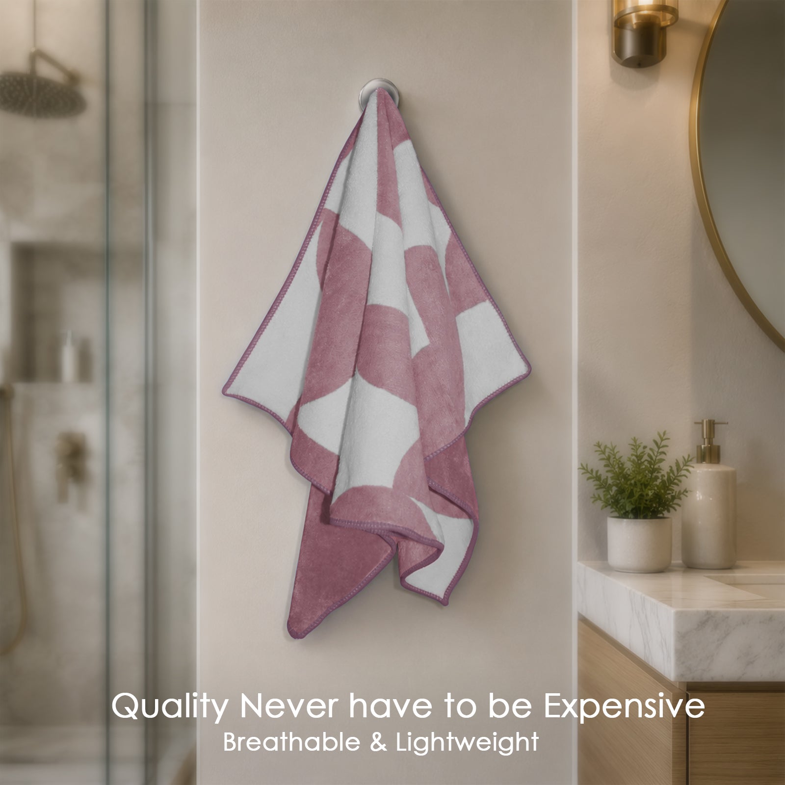 Dual Tone 480 GSM Reversible Microfiber Towel Set