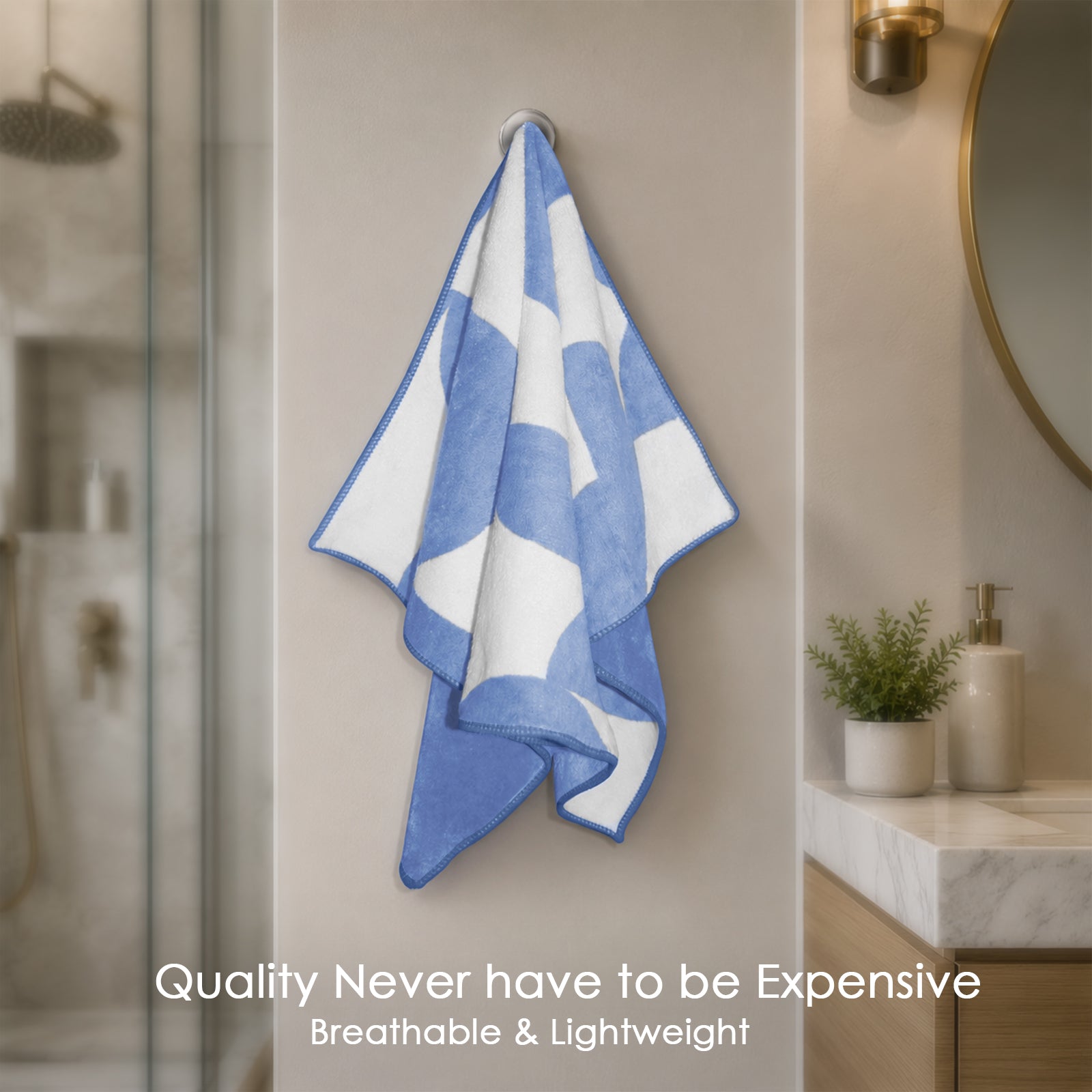Dual Tone 480 GSM Reversible Microfiber Towel Set