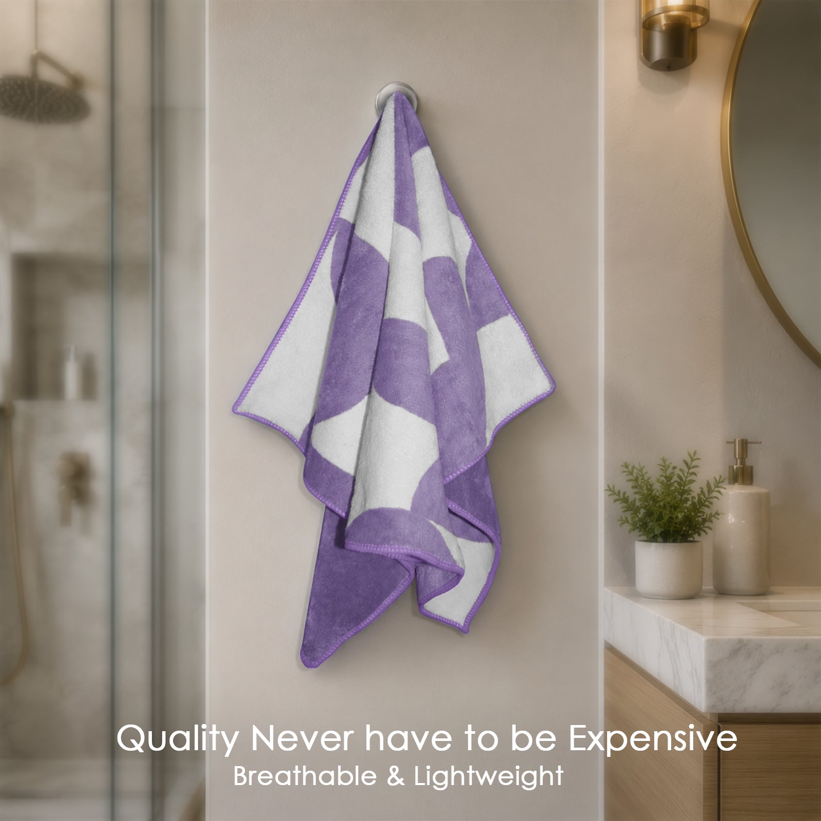 Dual Tone 480 GSM Reversible Microfiber Towel Set