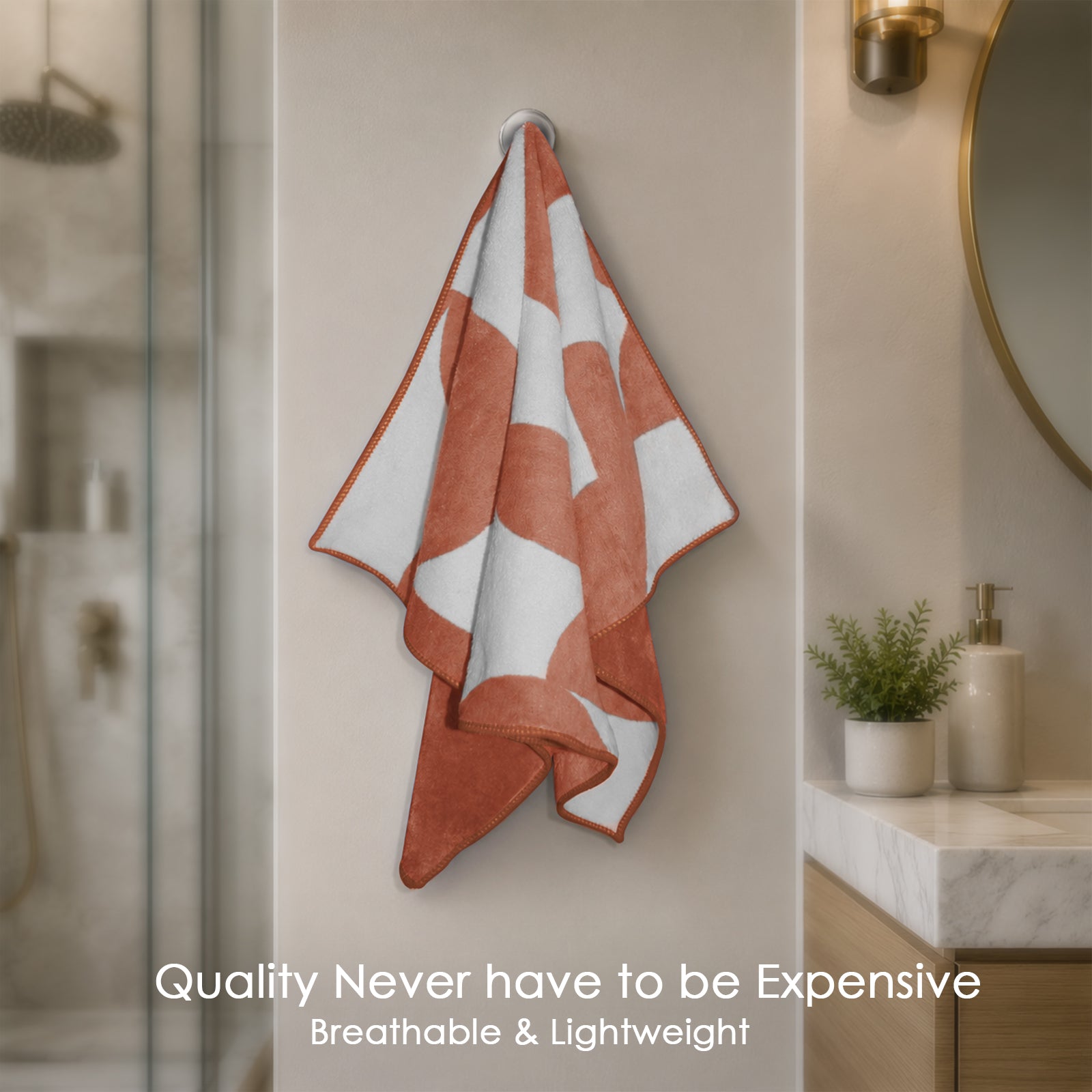 Dual Tone 480 GSM Reversible Microfiber Towel Set