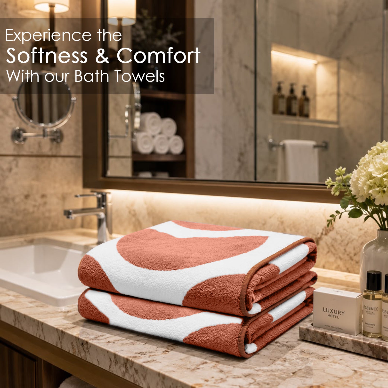 Dual Tone 480 GSM Reversible Microfiber Towel Set