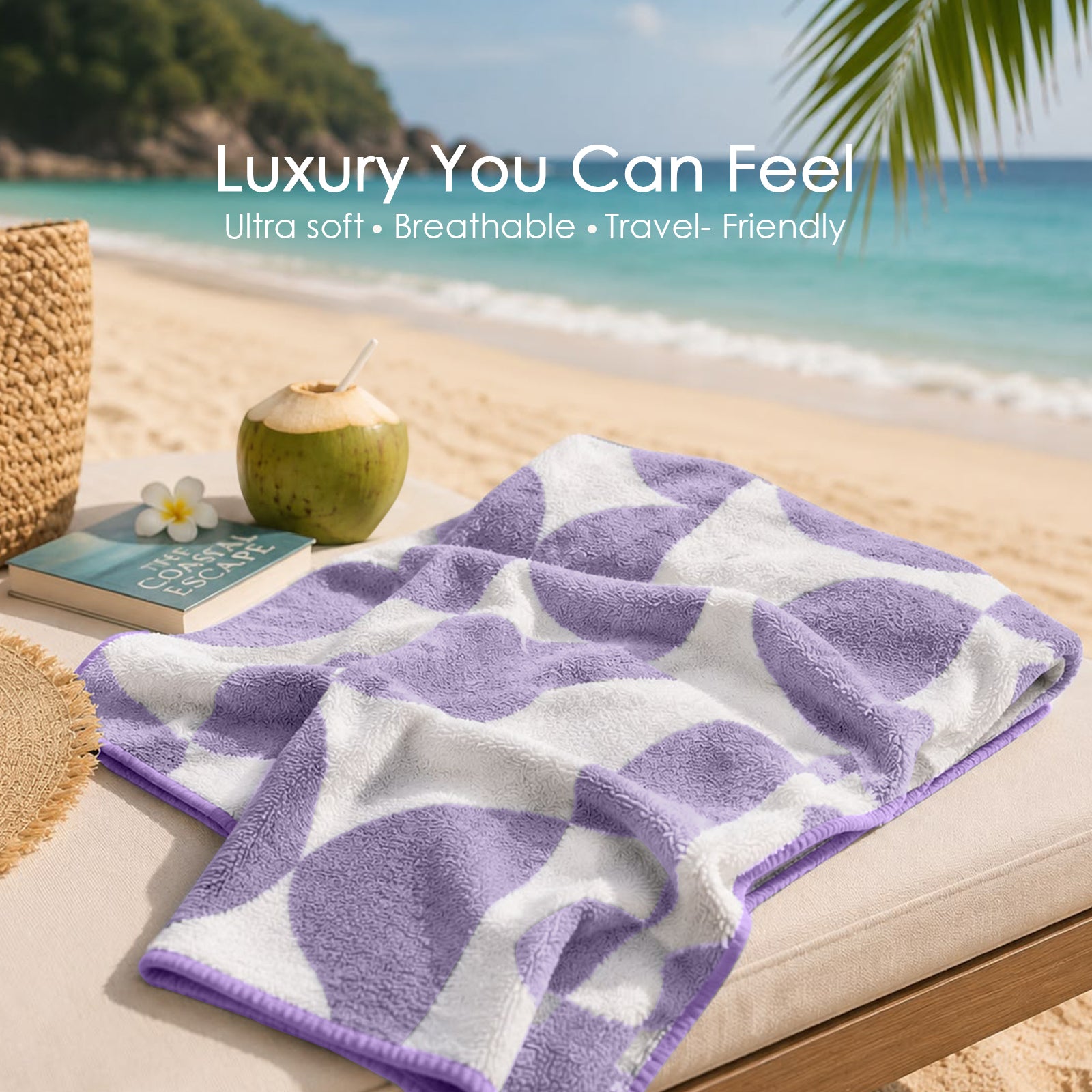 Dual Tone 480 GSM Reversible Microfiber Towel Set