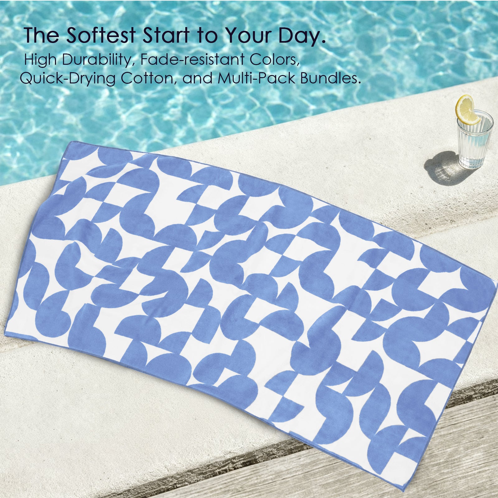 Dual Tone 480 GSM Reversible Microfiber Towel Set