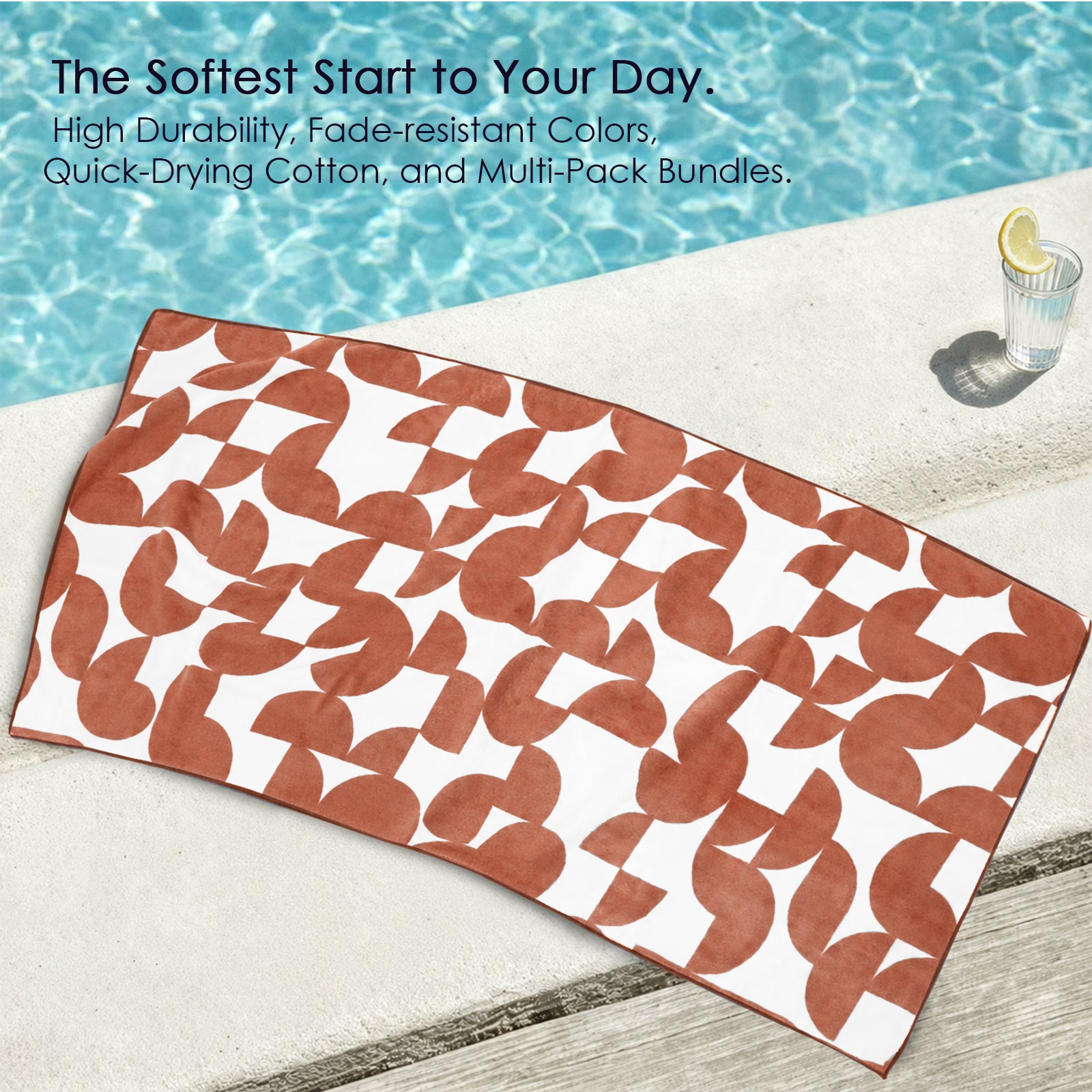 Dual Tone 480 GSM Reversible Microfiber Towel Set