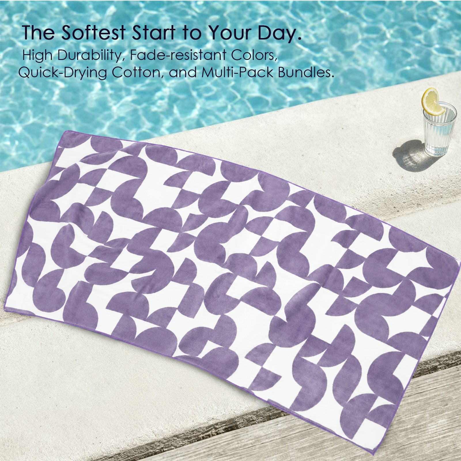 Dual Tone 480 GSM Reversible Microfiber Towel Set