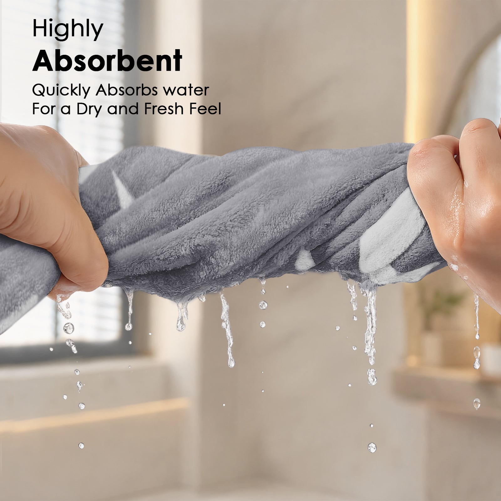 Dual Tone 480 GSM Reversible Microfiber Towel Set