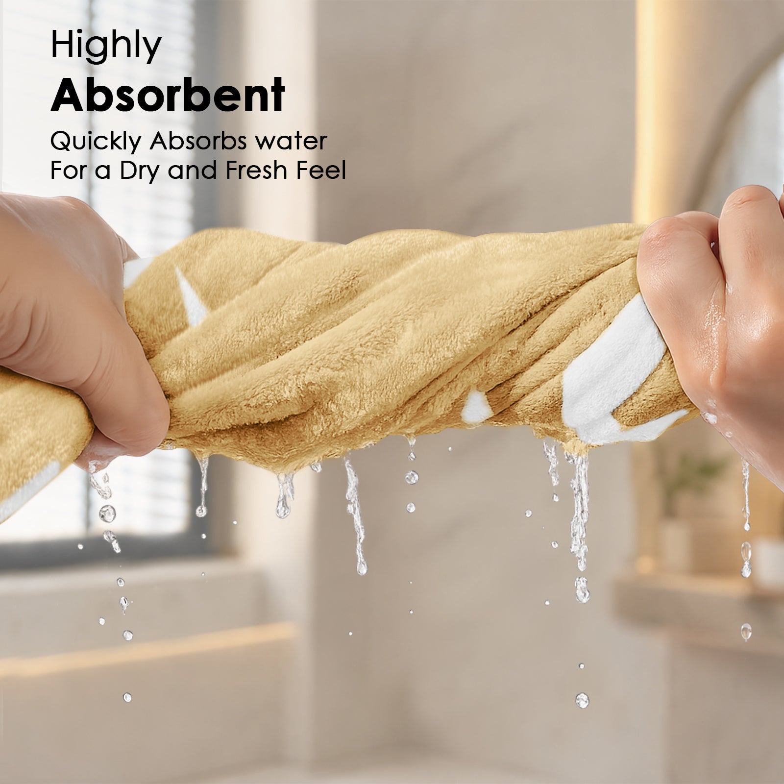 Dual Tone 480 GSM Reversible Microfiber Towel Set