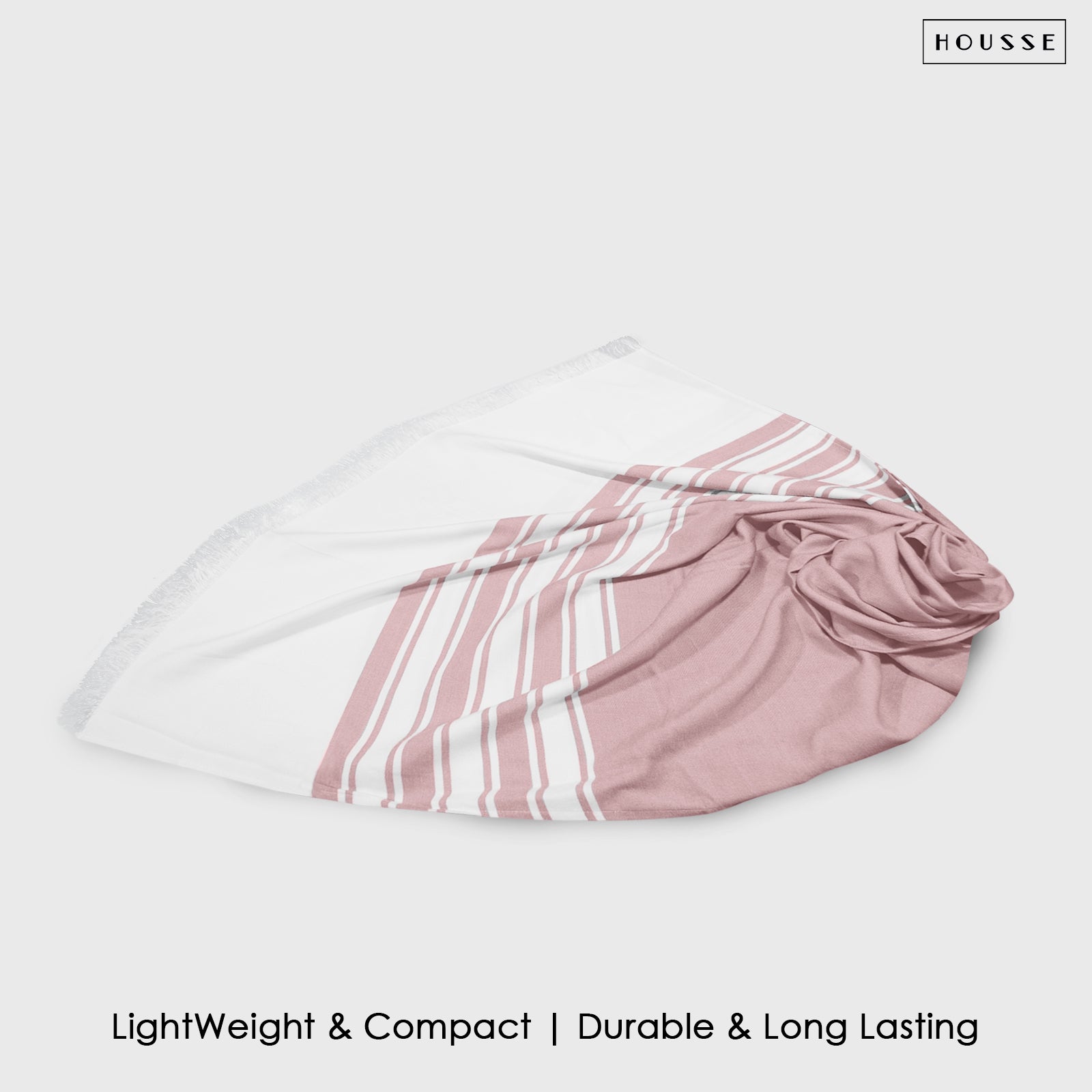 HOUSSE Bold Stripe 100% Bamboo Extra Large Bath Towel | Ultra Soft, Absorbent, Light Weight, & Quick Dry Towel for Bath, Travel, Gym, Beach, Pool, and Yoga | 80 X 160 cms