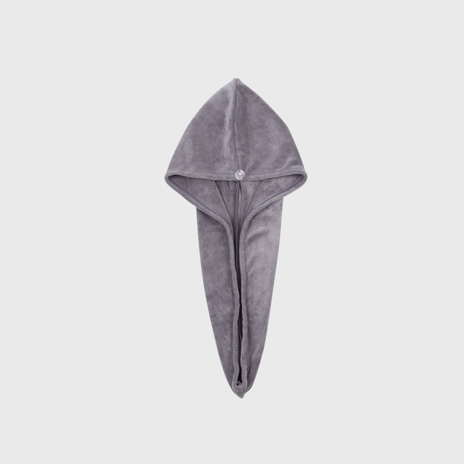 HOUSSE Microfibre Head Towels | 400 GSM High Absorbent Hair Wrap with Adjustable Buttons for Girls | Super Soft & Quick Dry Wrap Towel for Hairs | Set of 2 | 25x65 cm (Desert Sand & Rose Taupe)