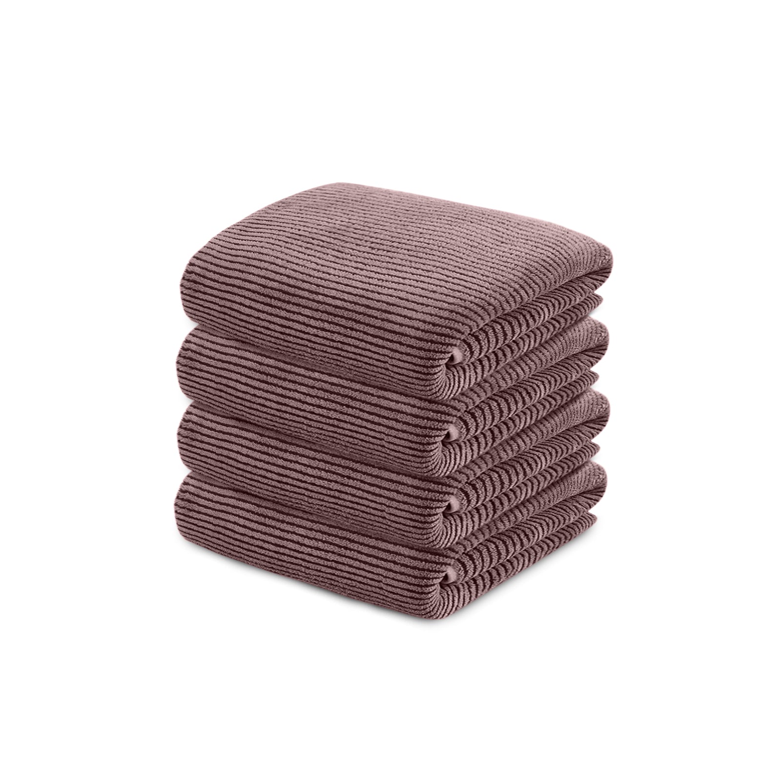 HOUSSE Microfiber Stripes Hand Towels for Women & Men | Ultra Soft | Super Absorbent Towels for Gym, Yoga, Beach Daiily USe |