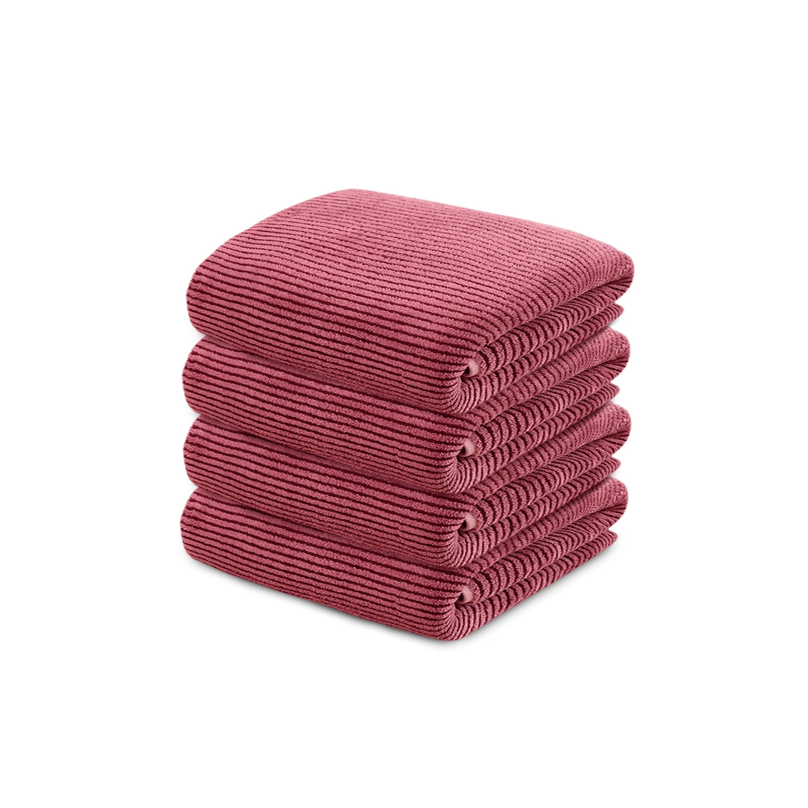 HOUSSE Microfiber Stripes Hand Towels for Women & Men | Ultra Soft | Super Absorbent Towels for Gym, Yoga, Beach Daiily USe |