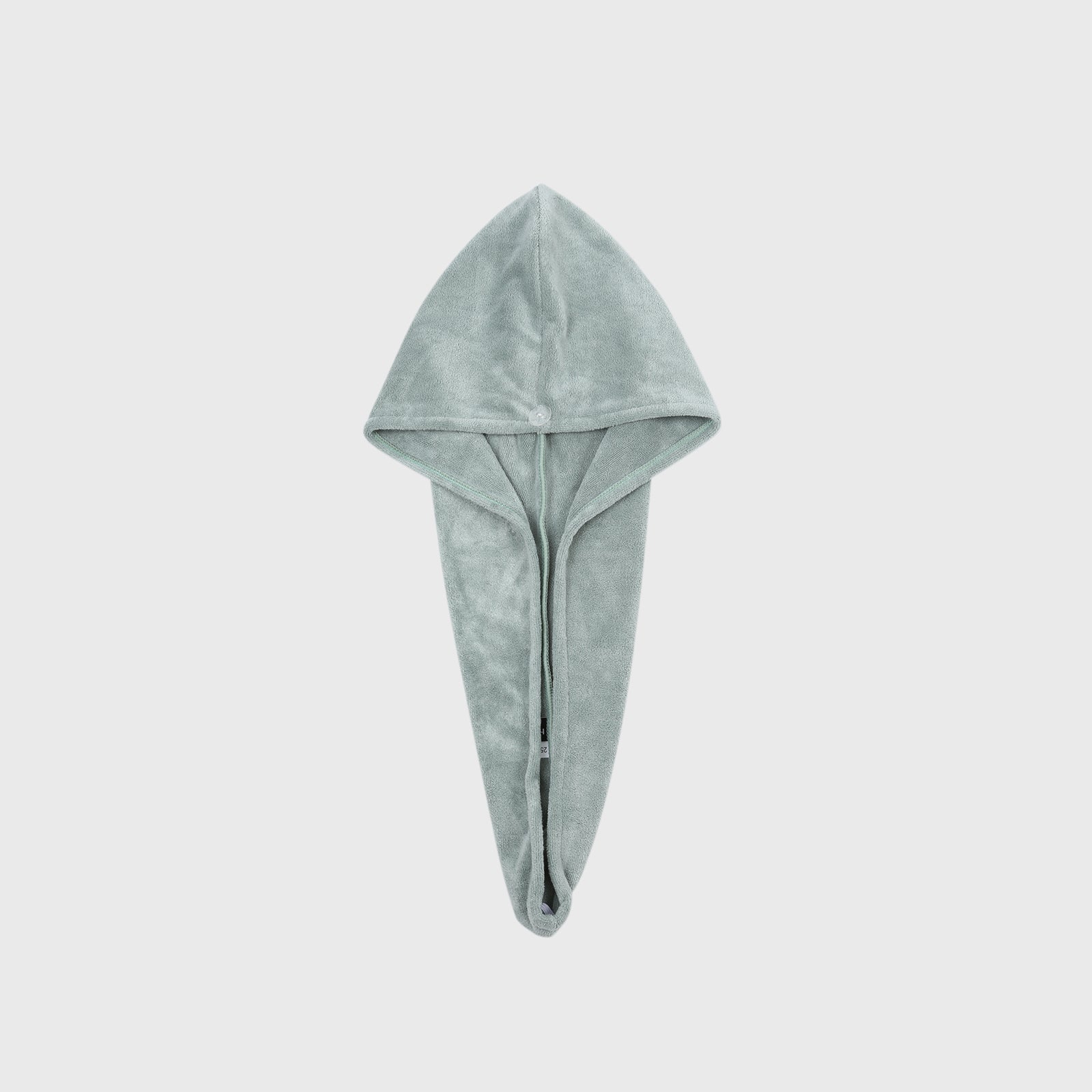 HOUSSE Microfibre Head Towels | 400 GSM High Absorbent Hair Wrap with Adjustable Buttons for Girls | Super Soft & Quick Dry Wrap Towel for Hairs | Set of 2 | 25x65 cm (Desert Sand & Rose Taupe)