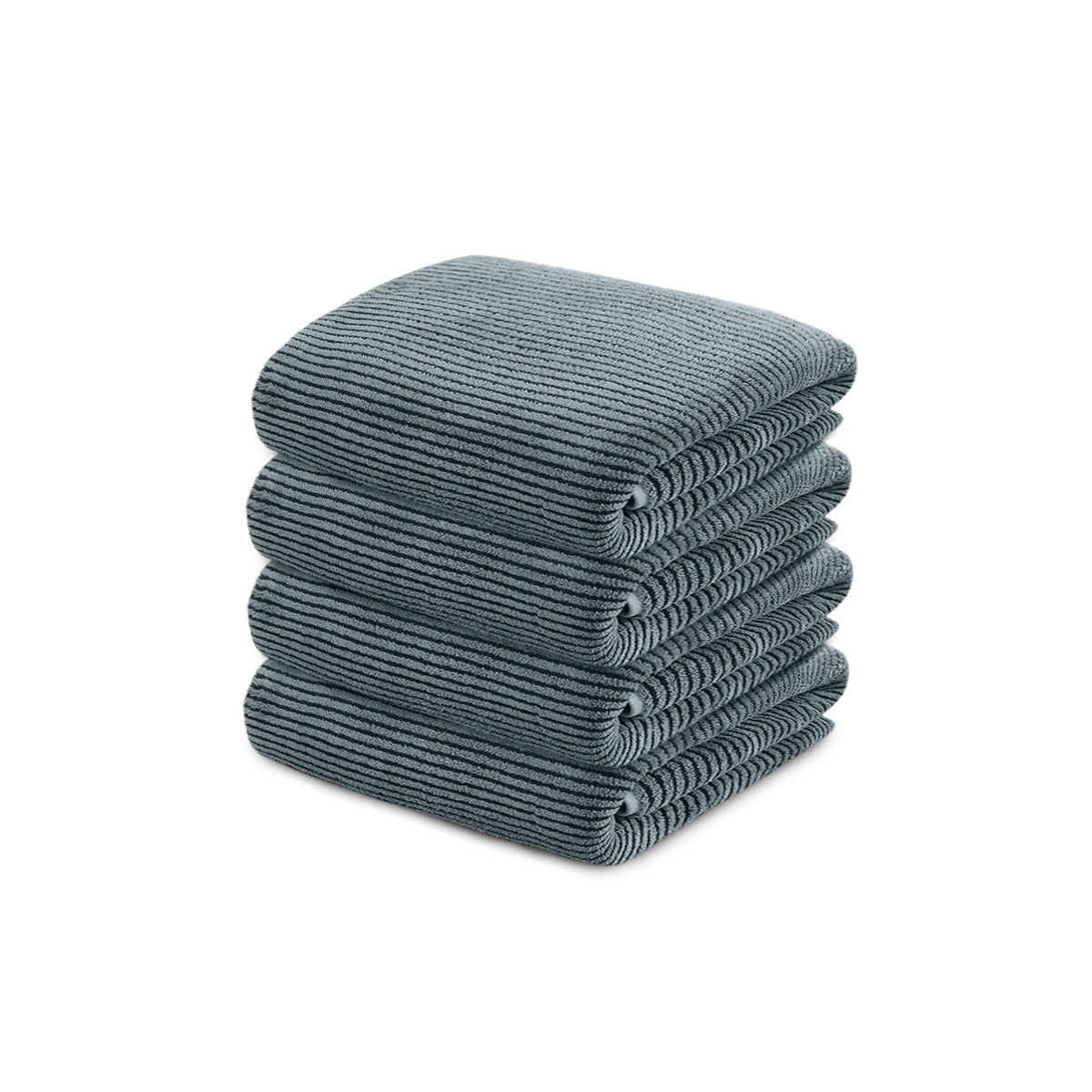 HOUSSE Microfiber Stripes Hand Towels for Women & Men | Ultra Soft | Super Absorbent Towels for Gym, Yoga, Beach Daiily USe |