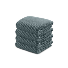 HOUSSE Microfiber Stripes Hand Towels for Women & Men | Ultra Soft | Super Absorbent Towels for Gym, Yoga, Beach Daiily USe |