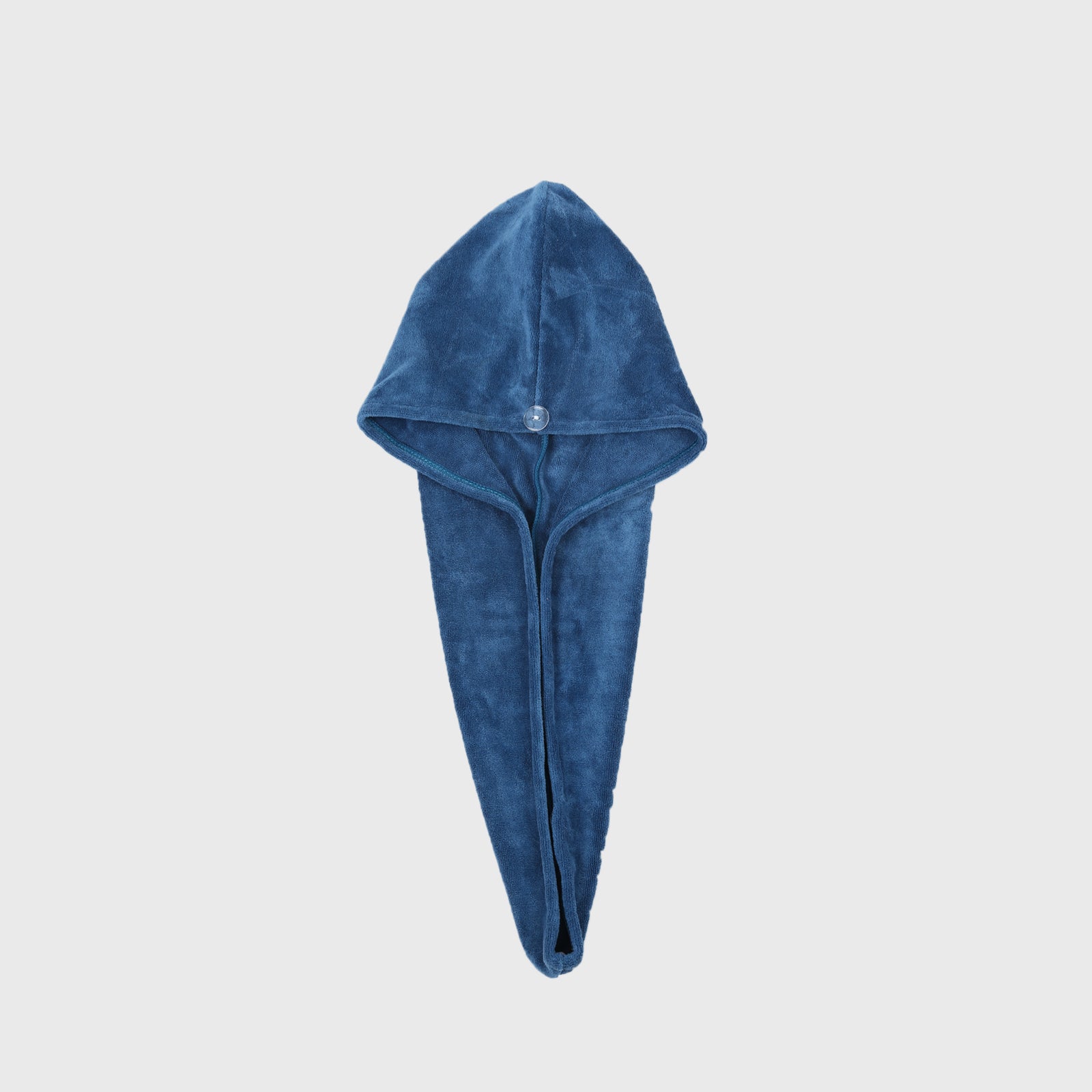 HOUSSE Microfibre Head Towels | 450 GSM High Absorbent Hair Wrap with Adjustable Buttons for Girls | Super Soft & Quick Dry Wrap Towel for Hairs | Pack of 1 | 25x65 cm (Red Plum)