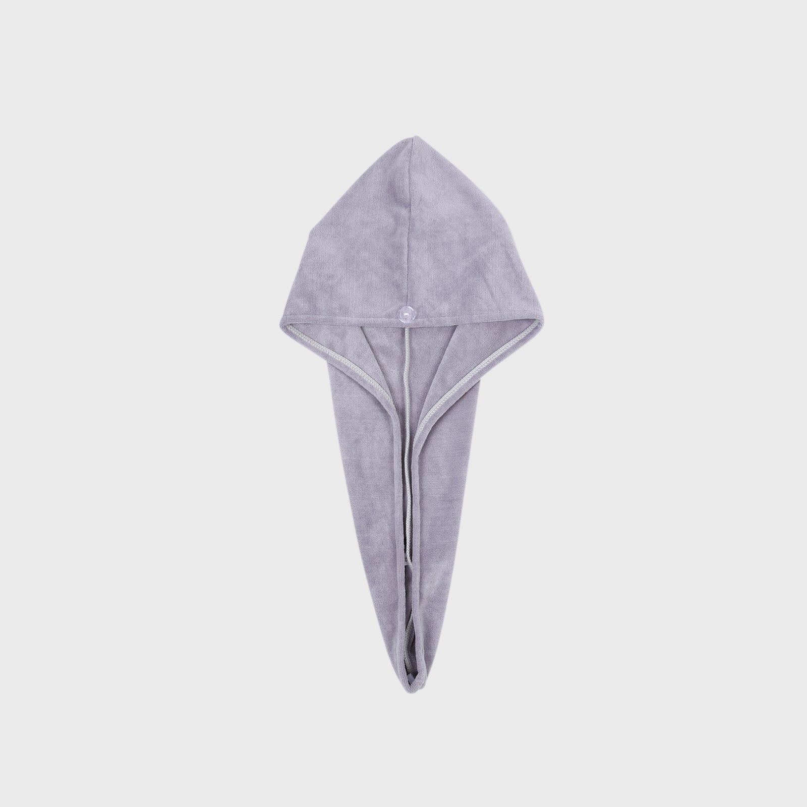 HOUSSE Microfibre Head Towels | 400 GSM High Absorbent Hair Wrap with Adjustable Buttons for Girls | Super Soft & Quick Dry Wrap Towel for Hairs | Set of 2 | 25x65 cm (Desert Sand & Rose Taupe)