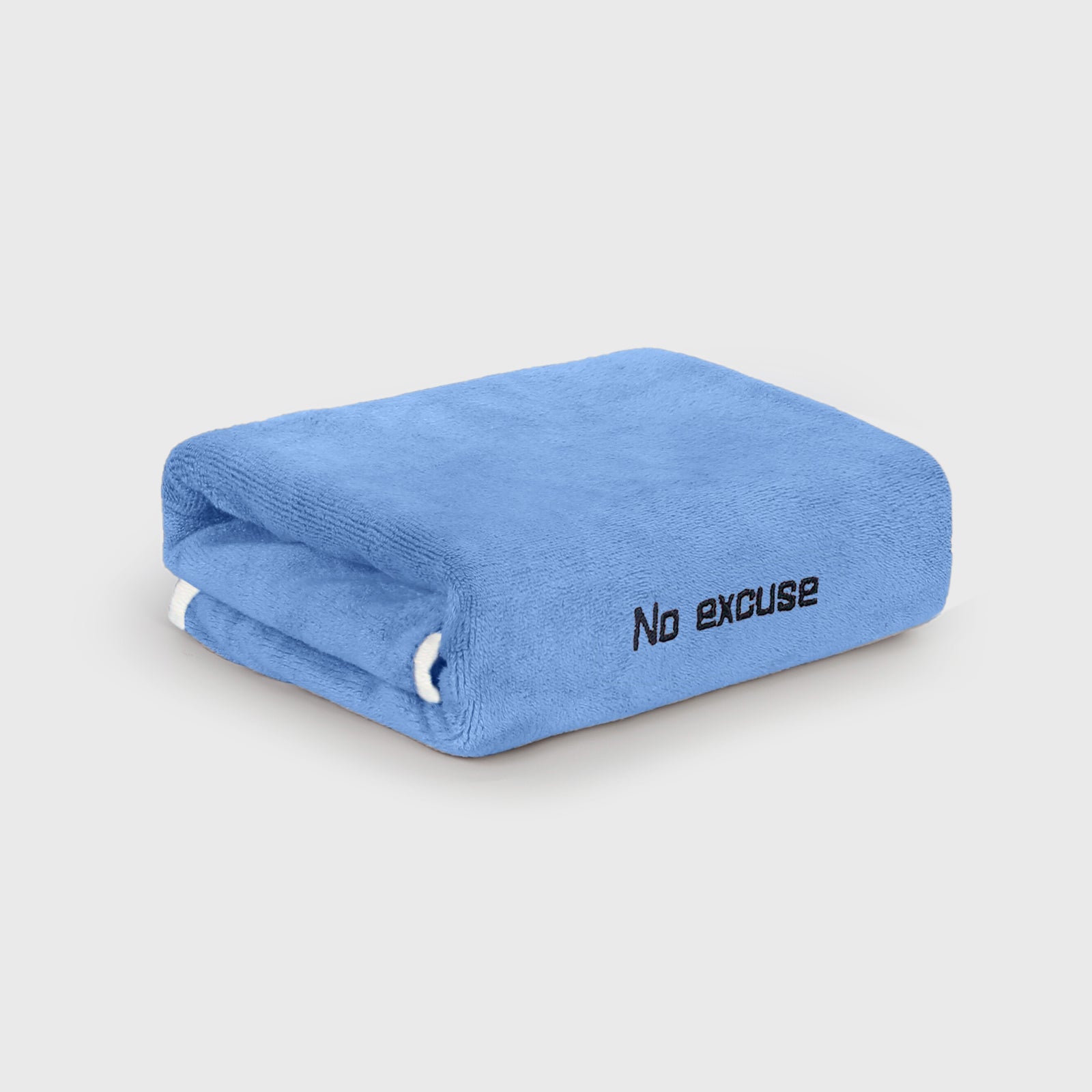 HOUSSE Premium Soft Microfiber Embroidery Bath Towel for Men, Women & Kids, 70x140cm Absorbent Quick-Drying Sweat Towel, 350 GSM Ideal for Gym, Beach, Outdoor