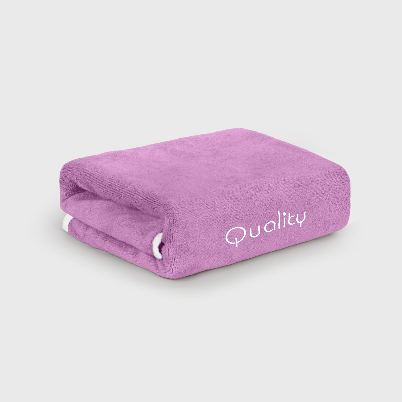 HOUSSE Premium Soft Microfiber Embroidery Bath Towel for Men, Women & Kids, 70x140cm Absorbent Quick-Drying Sweat Towel, 350 GSM Ideal for Gym, Beach, Outdoor