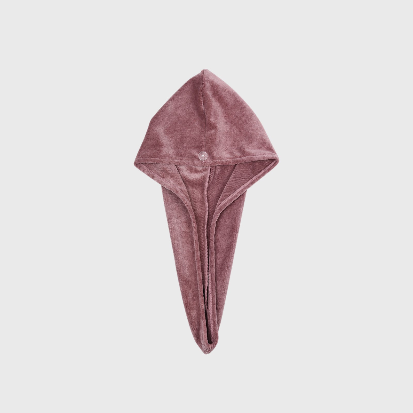 HOUSSE Microfibre Head Towels | 400 GSM High Absorbent Hair Wrap with Adjustable Buttons for Girls | Super Soft & Quick Dry Wrap Towel for Hairs | Set of 2 | 25x65 cm (Desert Sand & Rose Taupe)