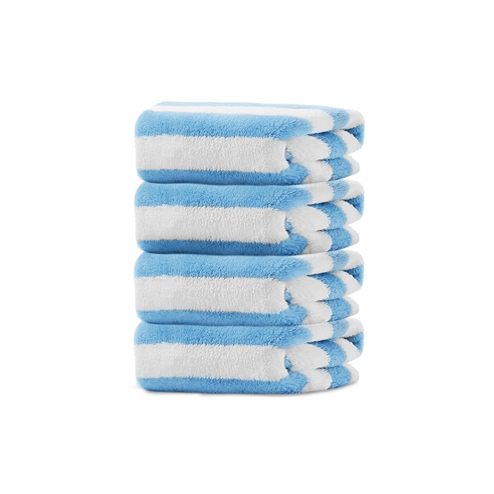 HOUSSE Microfiber Blaze Face Towel for Women & Men | Quick Dry | Ultra Absorbent |Perfect for Bathroom |Sports | Travel | Ideal for Workout | Spa| Beach | Fitness | 360 GSM (Blue, 30x30)