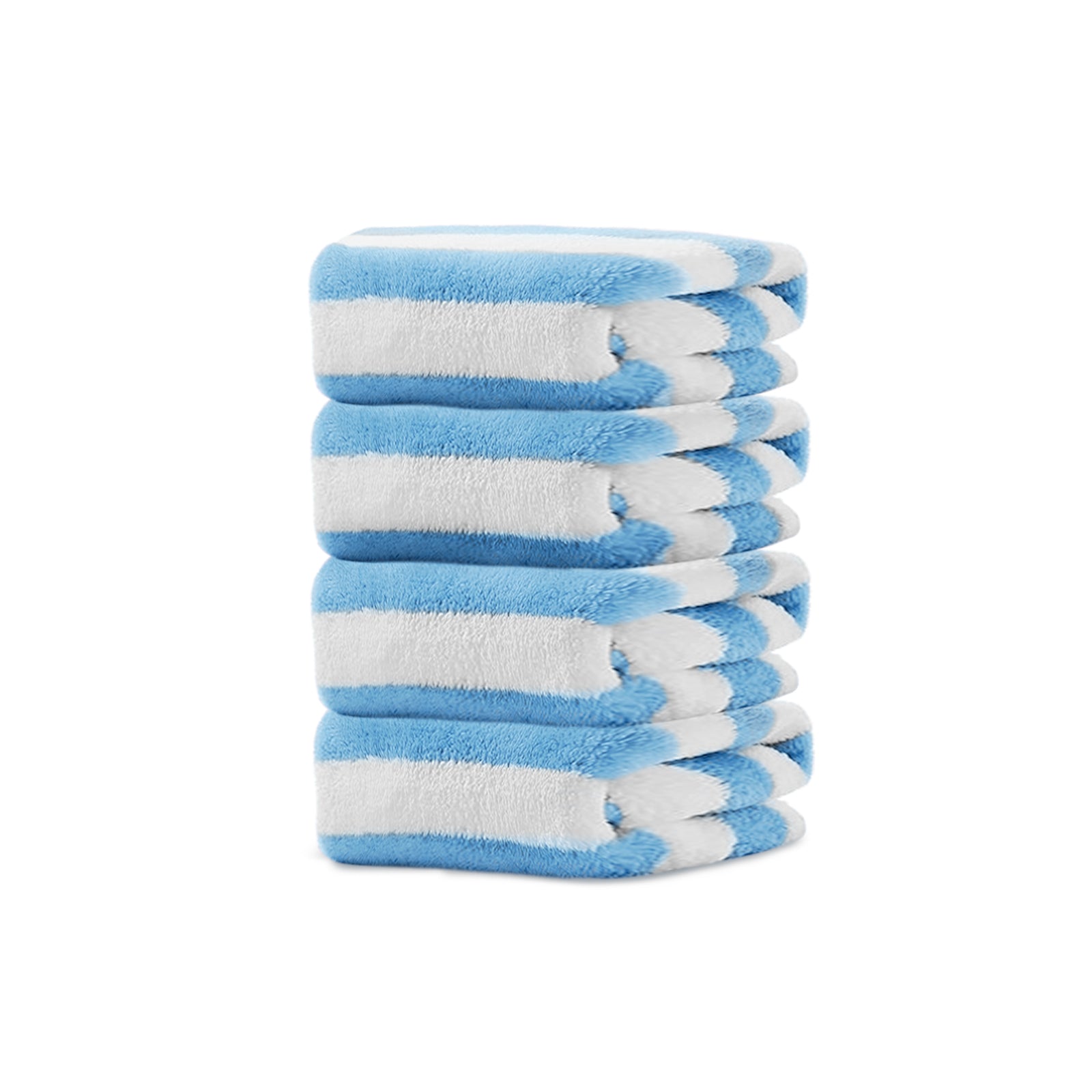 HOUSSE Microfiber Blaze Face Towel for Women & Men | Quick Dry | Ultra Absorbent |Perfect for Bathroom |Sports | Travel | Ideal for Workout | Spa| Beach | Fitness | 360 GSM (Blue, 30x30)