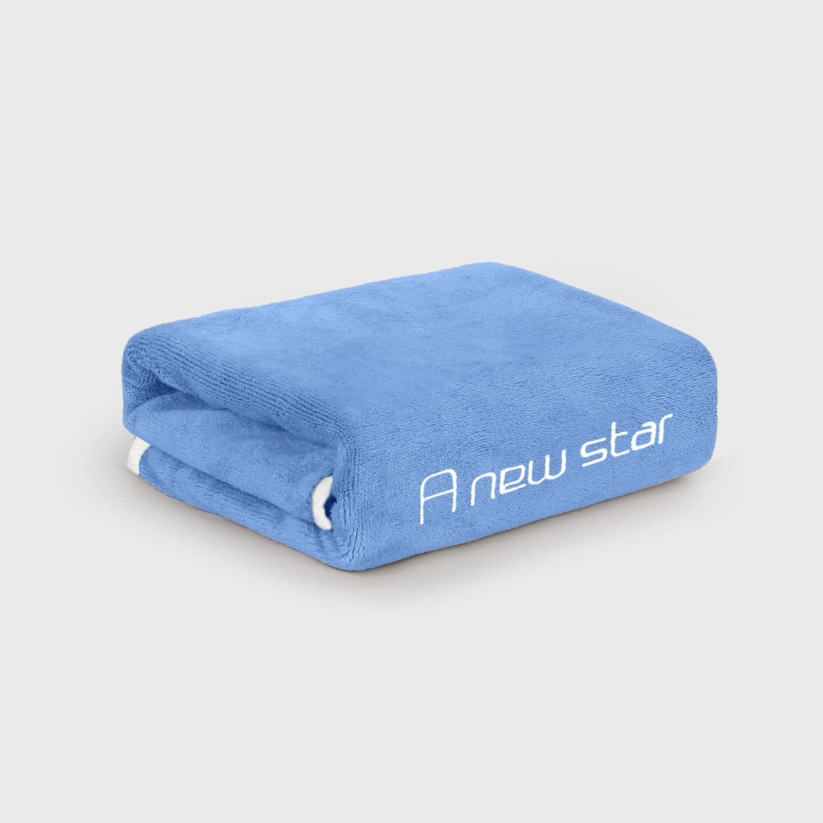 HOUSSE Premium Soft Microfiber Embroidery Bath Towel for Men, Women & Kids, 70x140cm Absorbent Quick-Drying Sweat Towel, 350 GSM Ideal for Gym, Beach, Outdoor