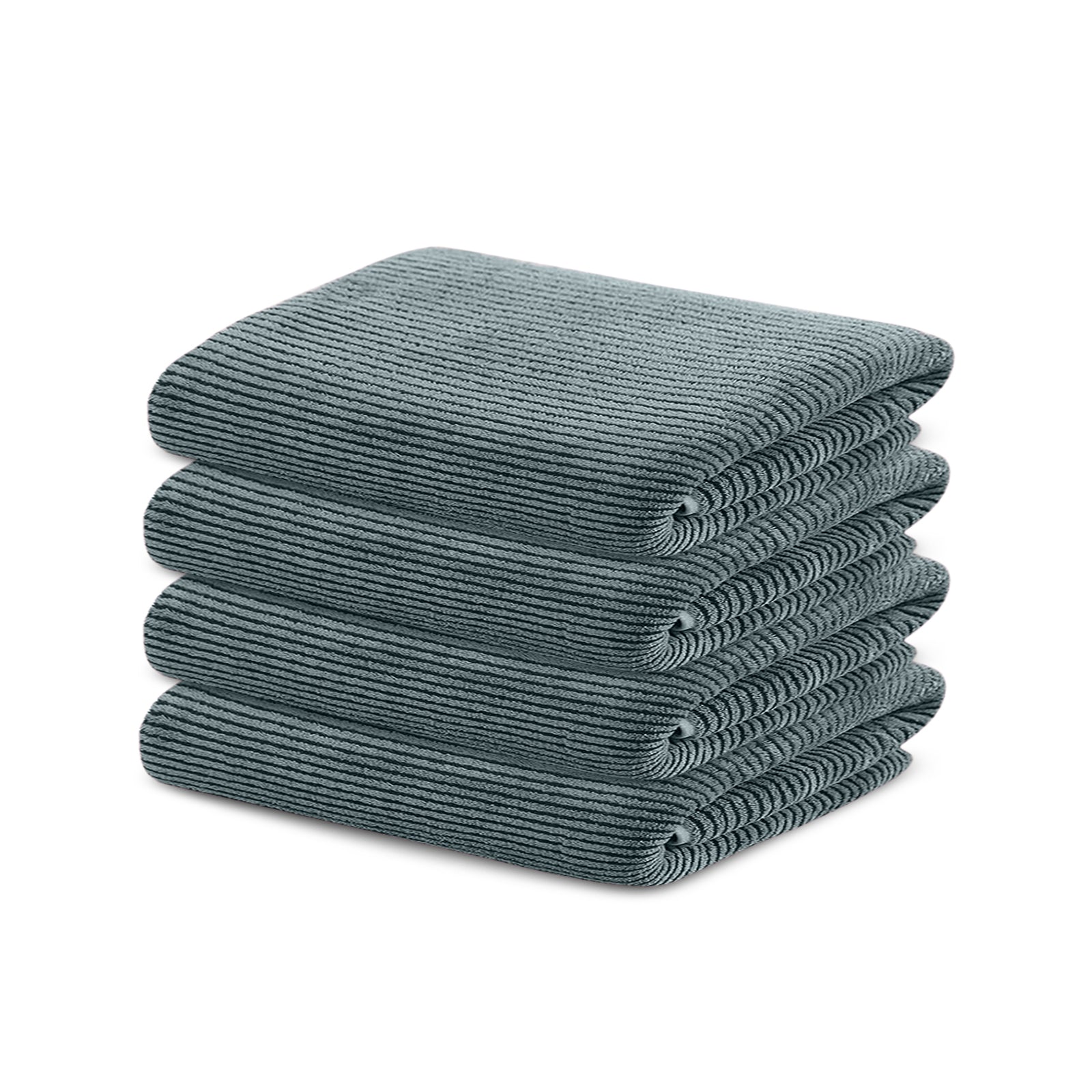HOUSSE Microfiber Stripes Hand Towels for Women & Men | Ultra Soft | Super Absorbent Towels for Gym, Yoga, Beach Daiily USe |