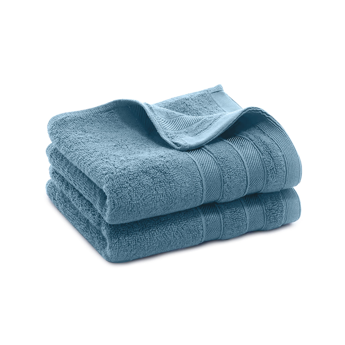 HOUSSE Haven Luxury Bamboo Zero-Twist Hand and Bath Towels – 600 GSM, Ultra-Soft, Eco-Friendly & Highly Absorbent – Organic Bamboo Hotel & Spa Hand Towel Set