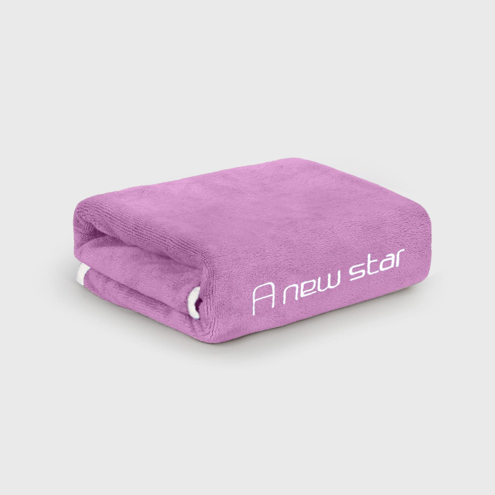 HOUSSE Premium Soft Microfiber Embroidery Bath Towel for Men, Women & Kids, 70x140cm Absorbent Quick-Drying Sweat Towel, 350 GSM Ideal for Gym, Beach, Outdoor