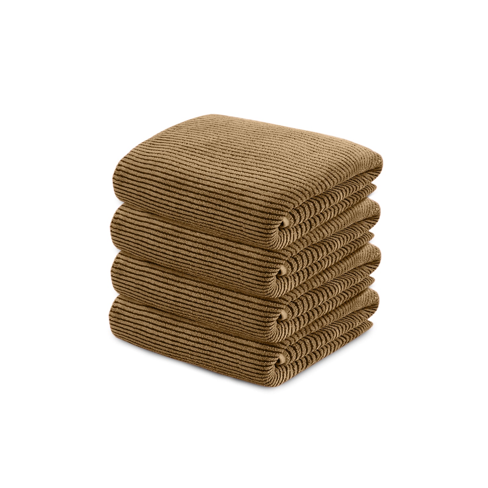 HOUSSE Microfiber Stripes Hand Towels for Women & Men | Ultra Soft | Super Absorbent Towels for Gym, Yoga, Beach Daiily USe |