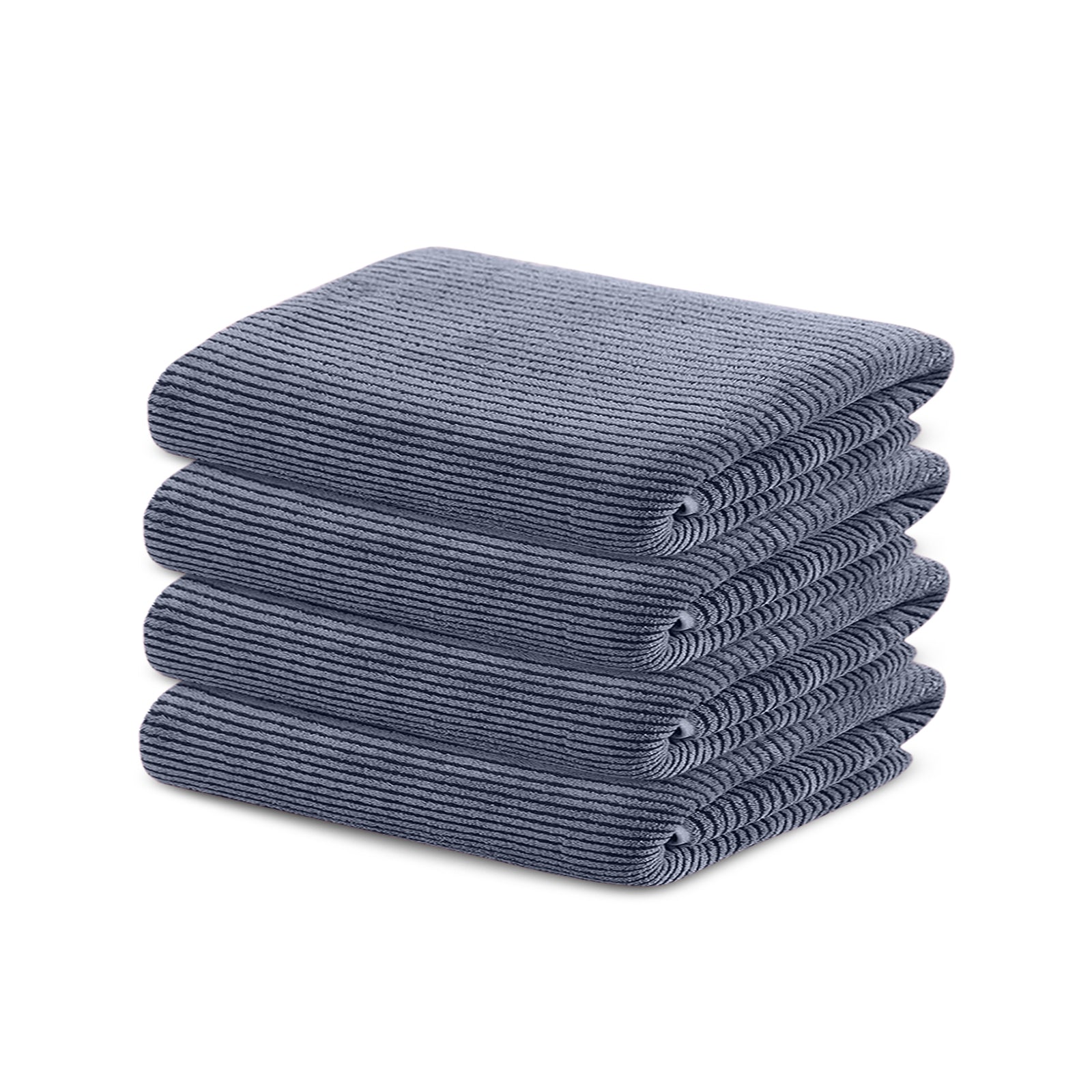 HOUSSE Microfiber Stripes Hand Towels for Women & Men | Ultra Soft | Super Absorbent Towels for Gym, Yoga, Beach Daiily USe |