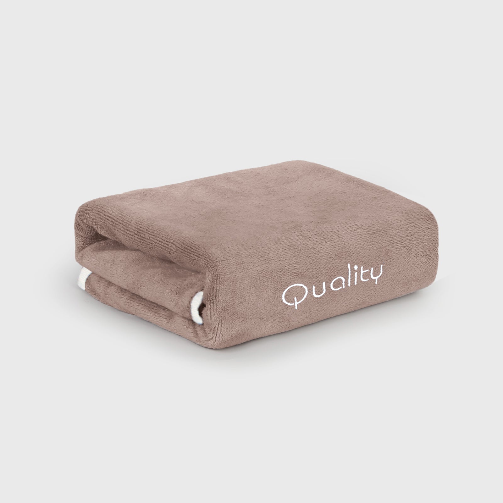 HOUSSE Premium Soft Microfiber Embroidery Bath Towel for Men, Women & Kids, 70x140cm Absorbent Quick-Drying Sweat Towel, 350 GSM Ideal for Gym, Beach, Outdoor