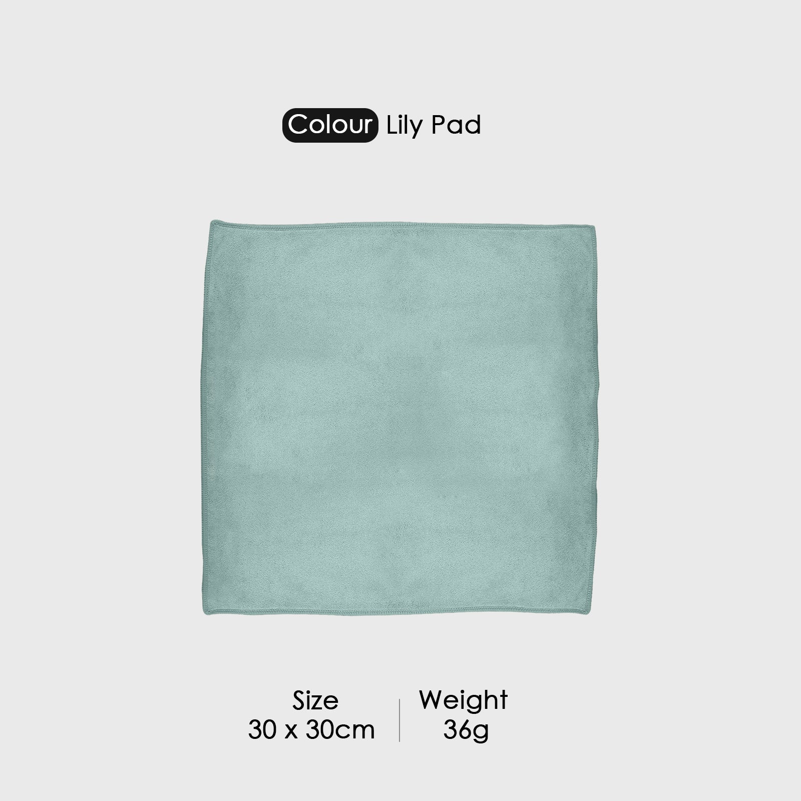 HOUSSE Microfiber Face Towels | Ultra Absorbent, Odour-Free, Quick Dry 450 GSM Face Towel for Home, Gym, Travel, Running and Personal Use | 30x30 cm | Set of 4 in One Colour (Indian Teal, Pack of 4)