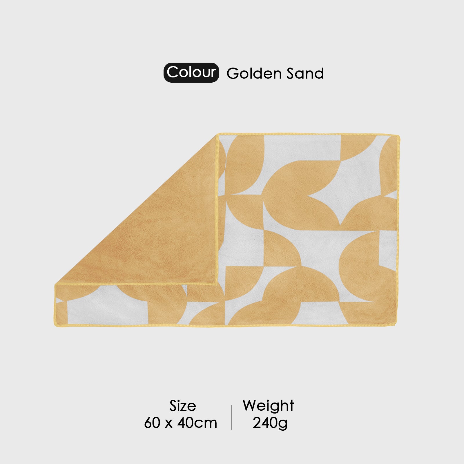 Dual Tone 480 GSM Reversible Microfiber Towel Set