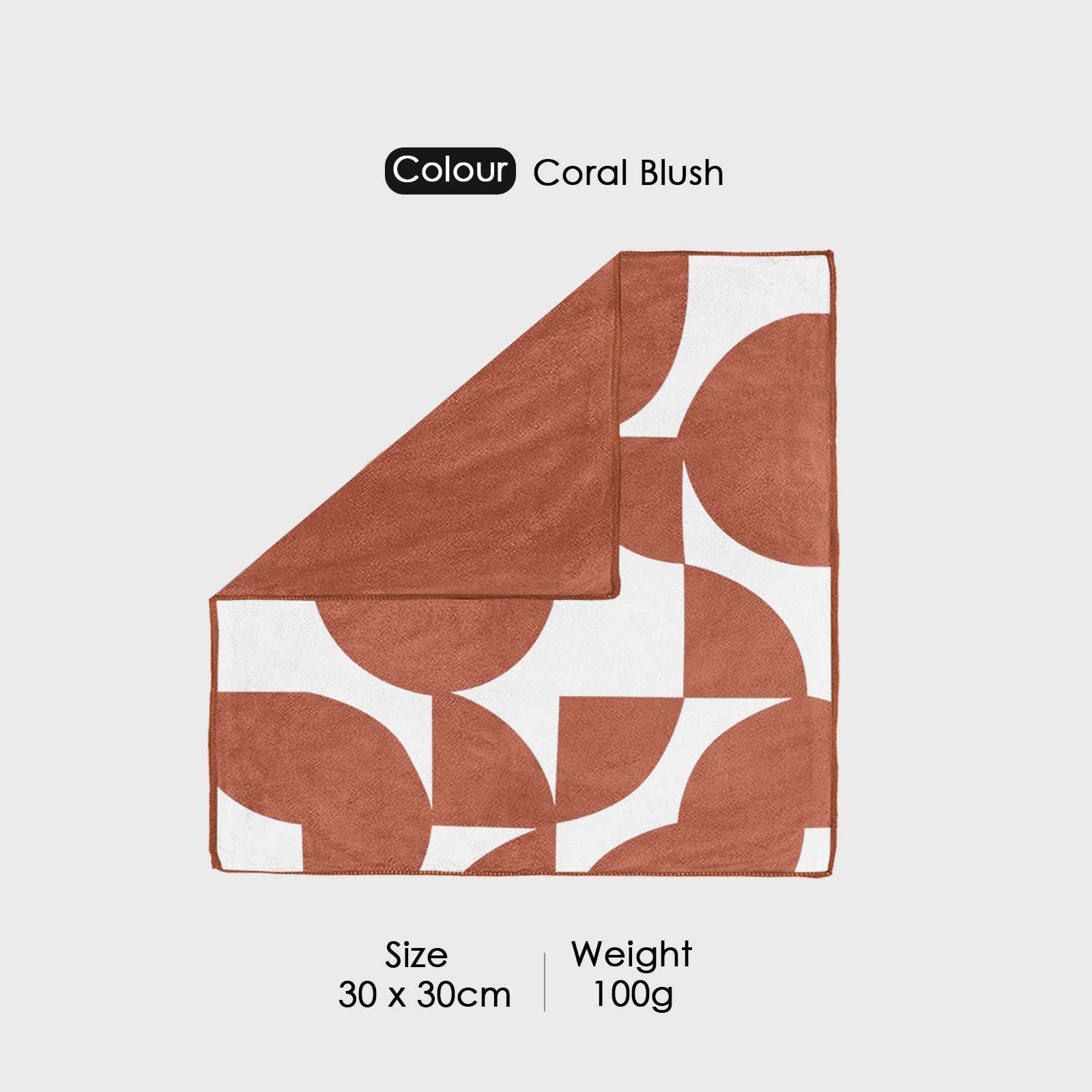 Dual Tone 480 GSM Reversible Microfiber Towel Set