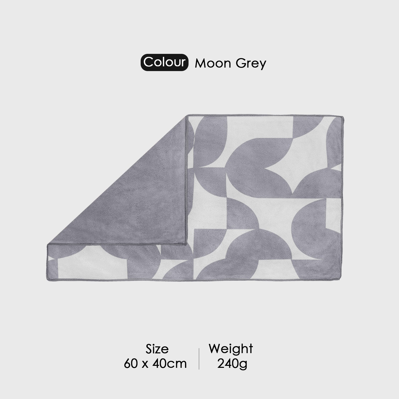 Dual Tone 480 GSM Reversible Microfiber Towel Set