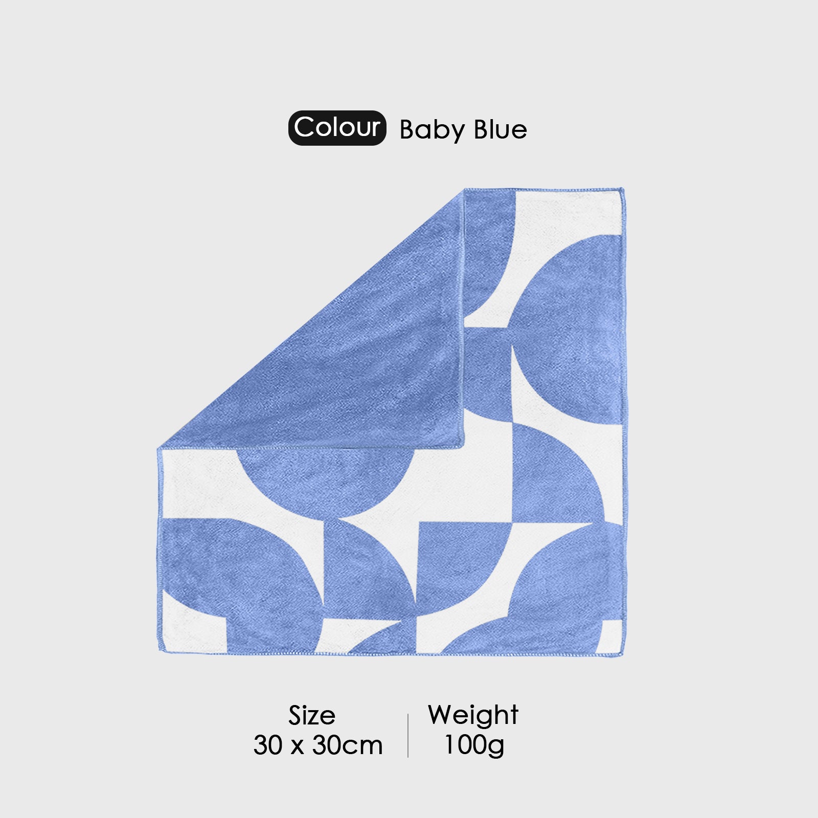 Dual Tone 480 GSM Reversible Microfiber Towel Set