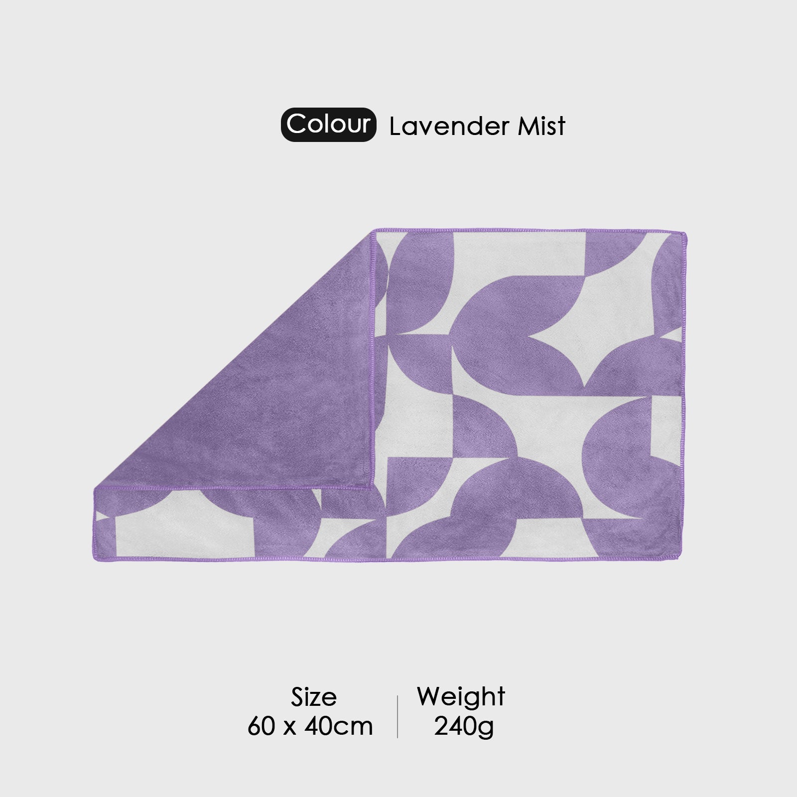 Dual Tone 480 GSM Reversible Microfiber Towel Set
