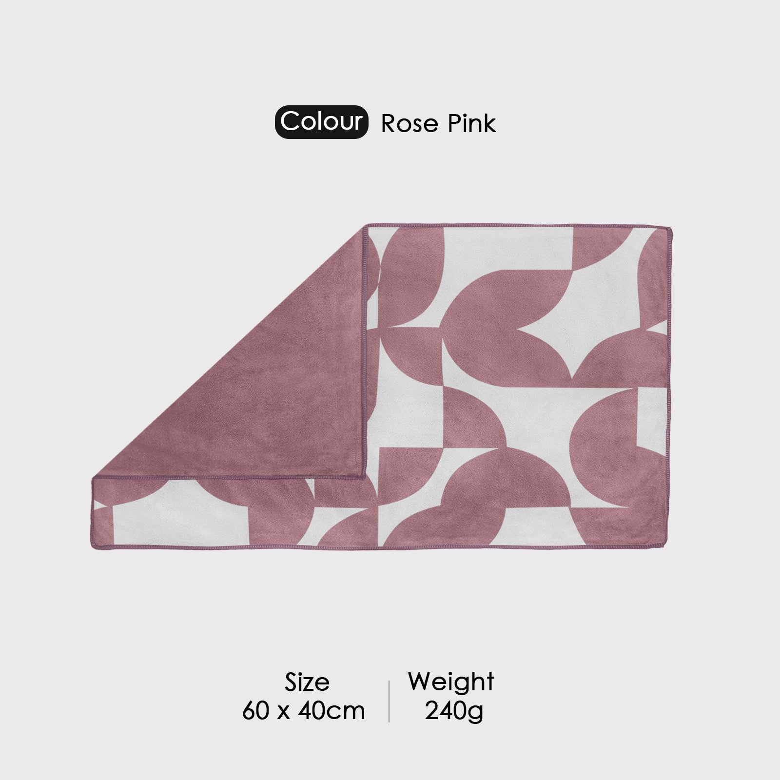 Dual Tone 480 GSM Reversible Microfiber Towel Set