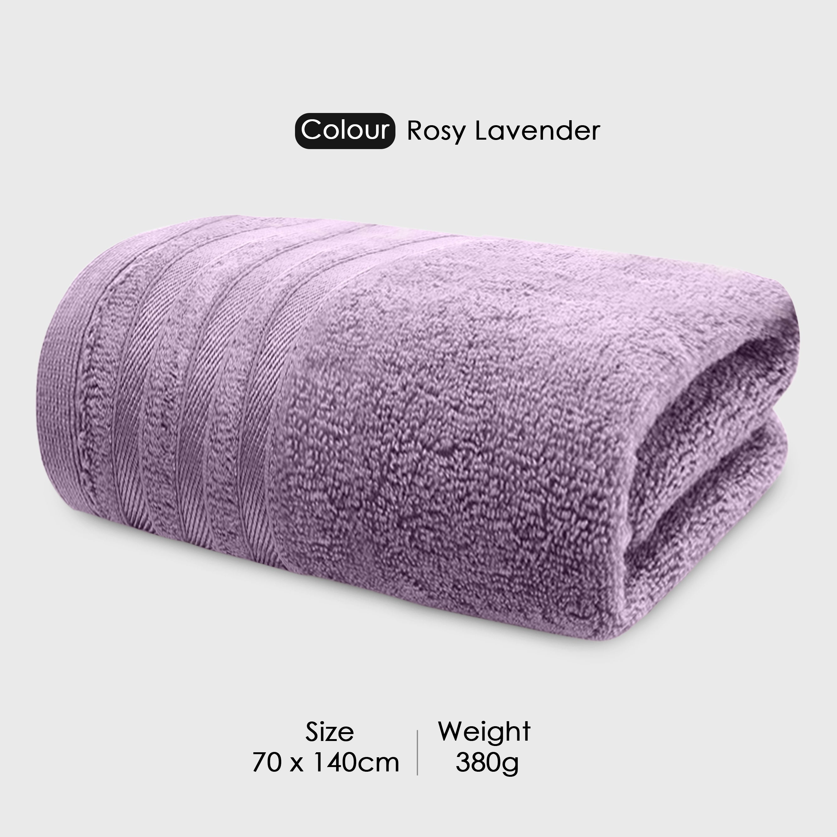 HOUSSE Haven Luxury Bamboo Zero-Twist Hand and Bath Towels – 600 GSM, Ultra-Soft, Eco-Friendly & Highly Absorbent – Organic Bamboo Hotel & Spa Hand Towel Set