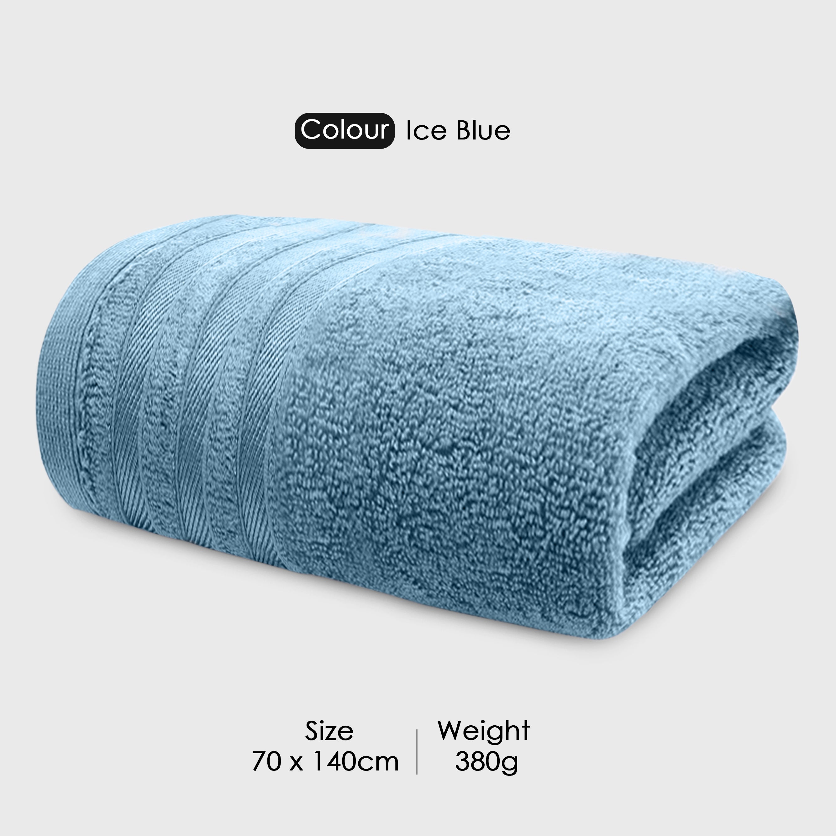 HOUSSE Haven Luxury Bamboo Zero-Twist Hand and Bath Towels – 600 GSM, Ultra-Soft, Eco-Friendly & Highly Absorbent – Organic Bamboo Hotel & Spa Hand Towel Set