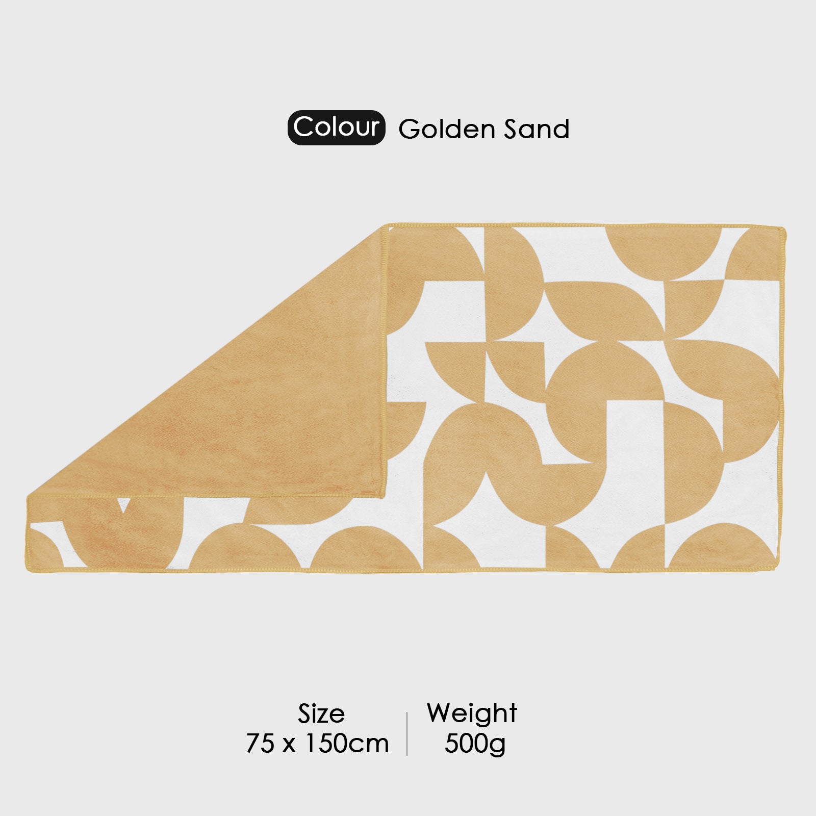 Dual Tone 480 GSM Reversible Microfiber Towel Set
