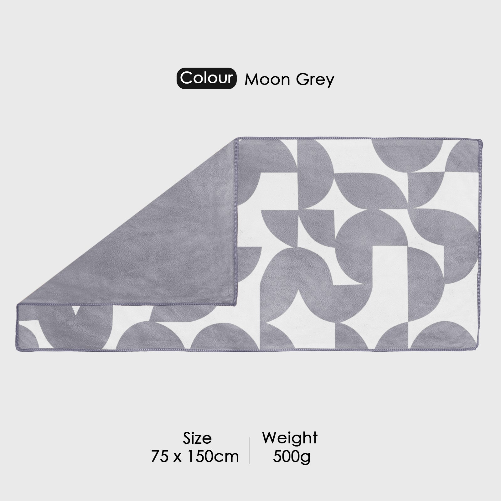 Dual Tone 480 GSM Reversible Microfiber Towel Set