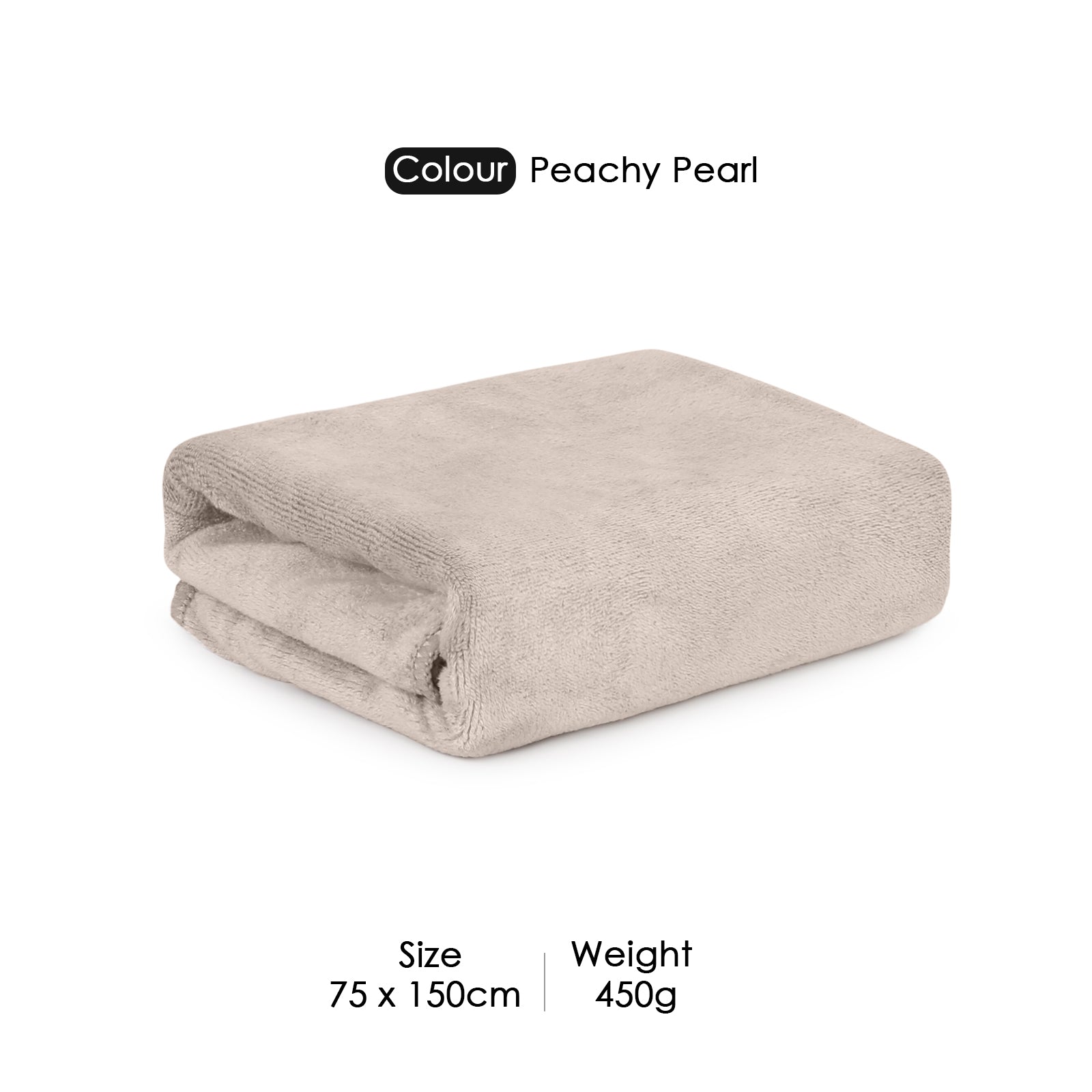 HOUSSE Premium Microfiber Bath Towel - Extra Large 75x150cm Quick Dry Towels for Women Men & Kids | Super Soft Plush 450 GSM | Ultra Absorbent for Home Swimming Sports & Travel