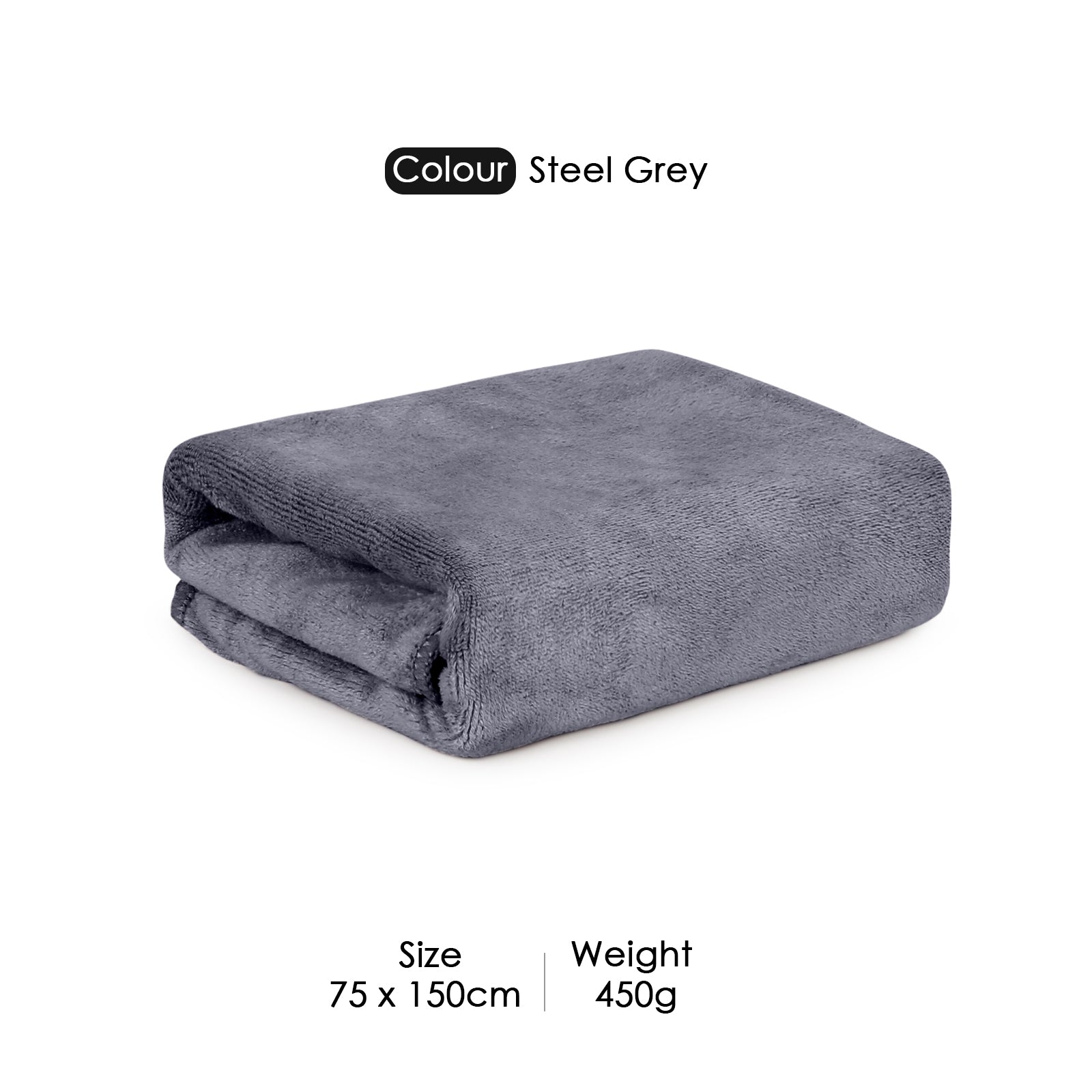 HOUSSE Premium Microfiber Bath Towel - Extra Large 75x150cm Quick Dry Towels for Women Men & Kids | Super Soft Plush 450 GSM | Ultra Absorbent for Home Swimming Sports & Travel
