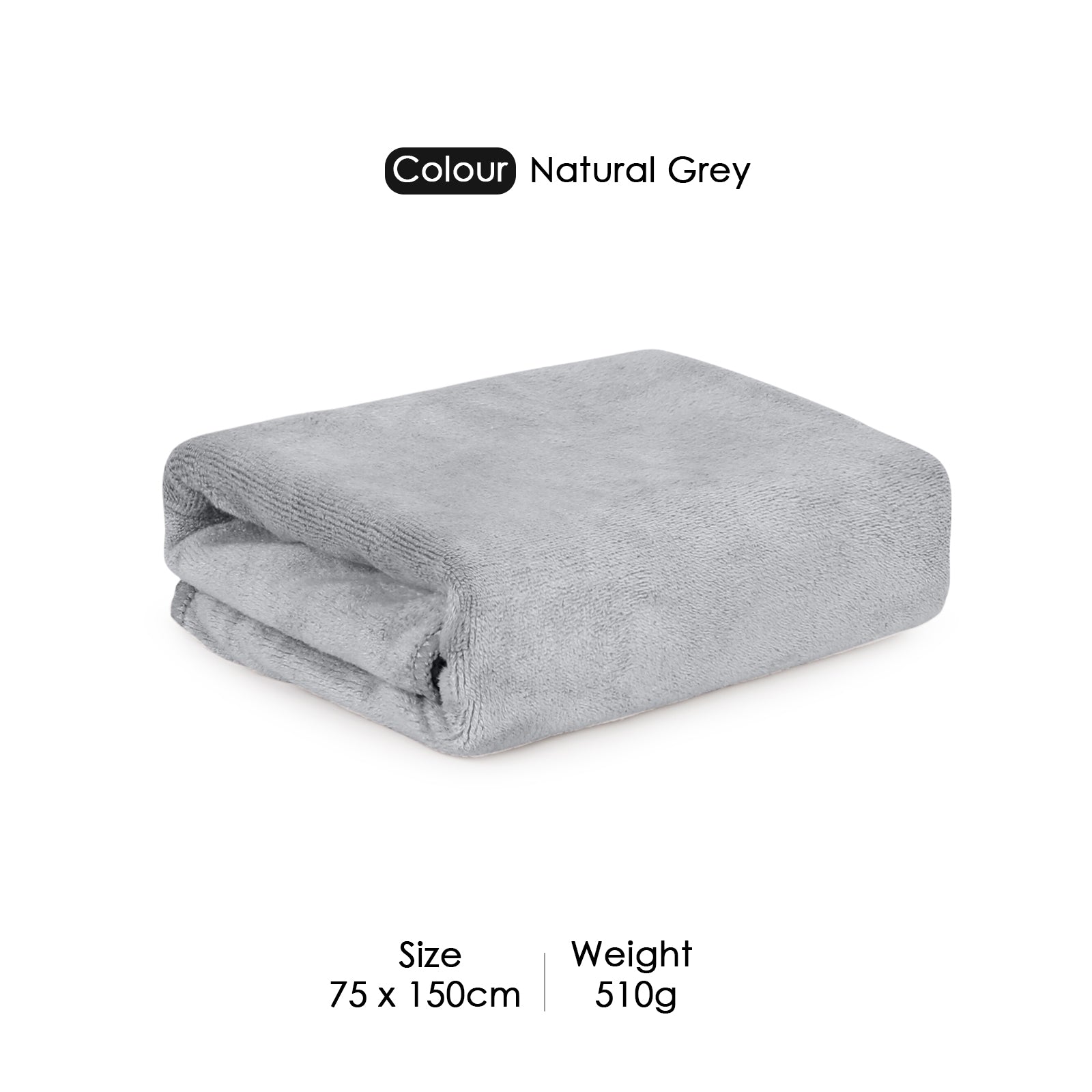 HOUSSE Premium Microfiber Bath Towel - Extra Large 60x120cm Quick Dry Towels for Men, Women & Kids | Super Soft Plush 550 GSM | Ultra Absorbent for Home Swimming Sports Travel