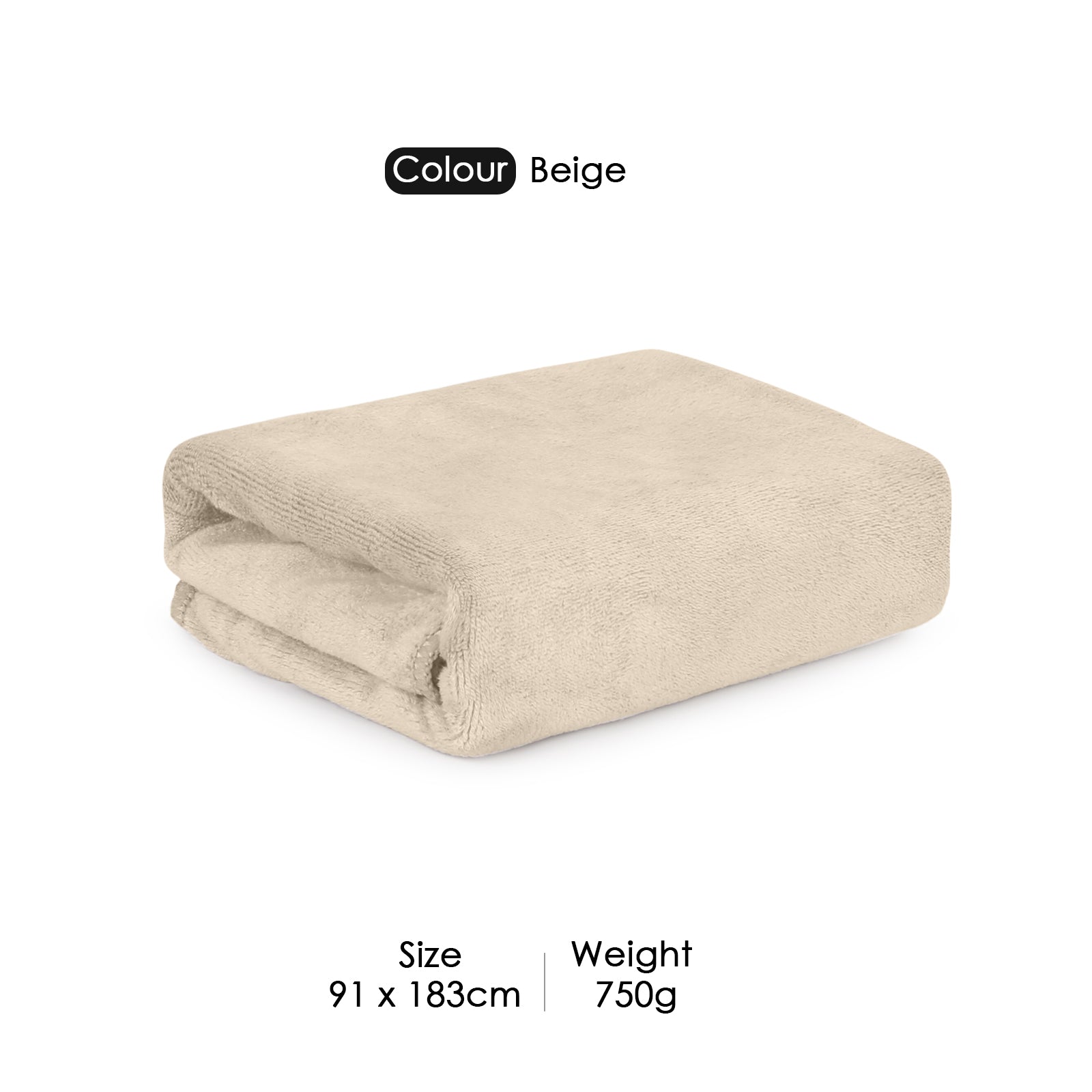 HOUSSE Premium Microfiber Bath Towel - Extra Large 60x120cm Quick Dry Towels for Men, Women & Kids | Super Soft Plush 550 GSM | Ultra Absorbent for Home Swimming Sports Travel