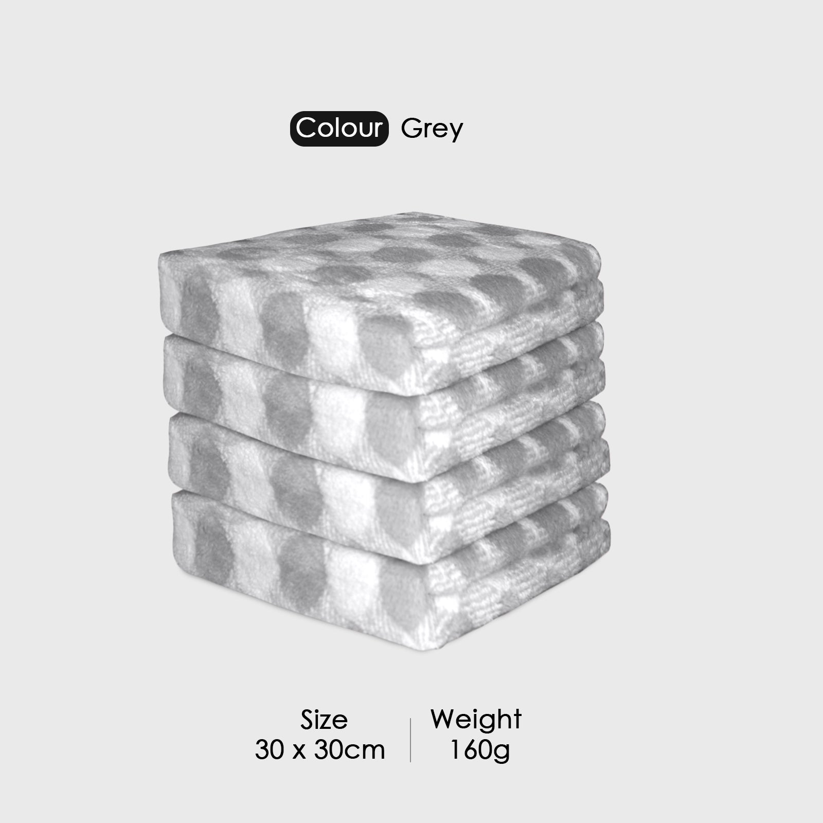 HOUSSE Ember Face & Hand Towel for Women & Men | Quick Dry | Ultra Absorbent |Perfect for Bathroom |Sports | Travel | Beach | Fitness | 360 GSM
